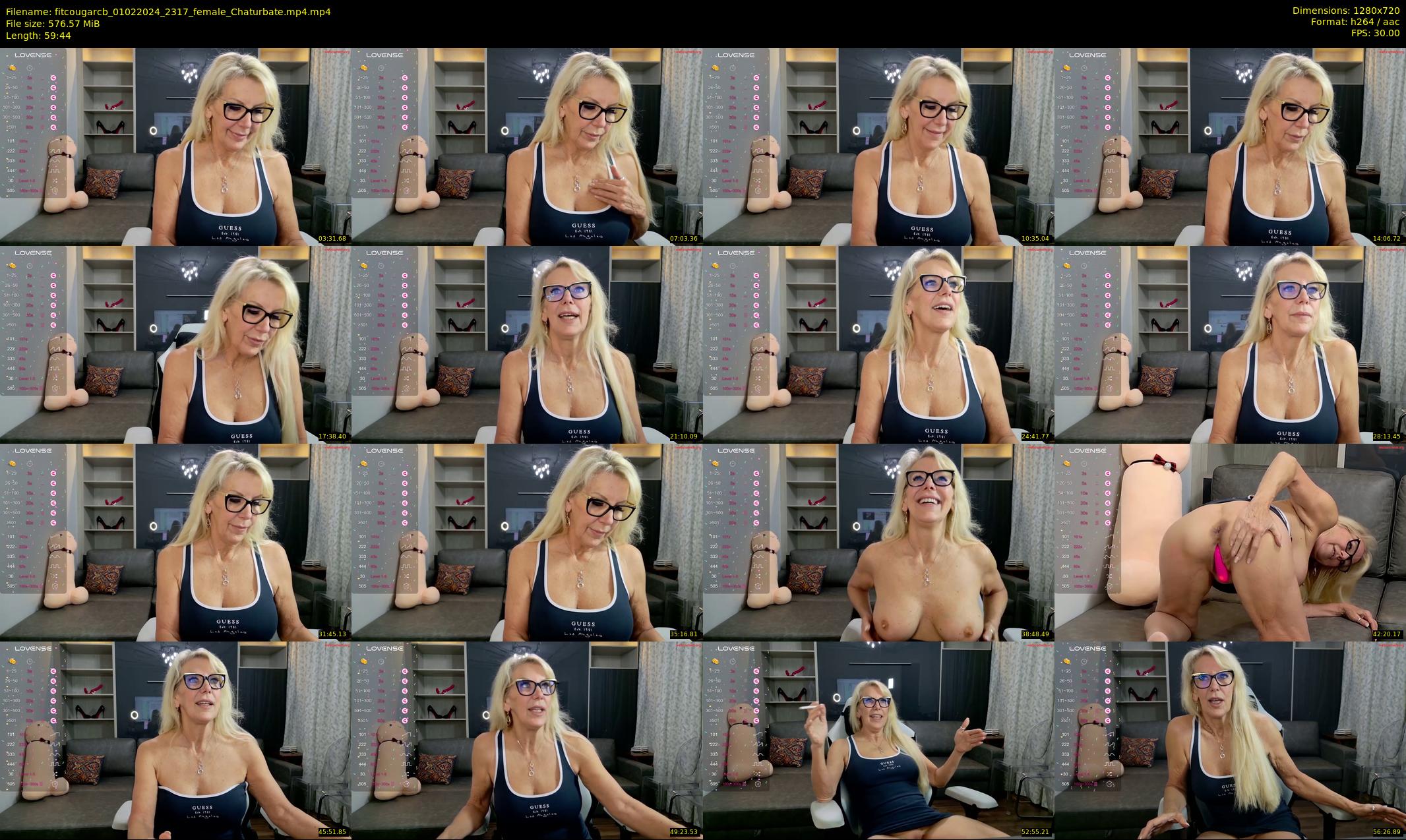 fitcougarcb — 60 minute Chaturbate female cam show recording, 720p, Feb 1, 2024