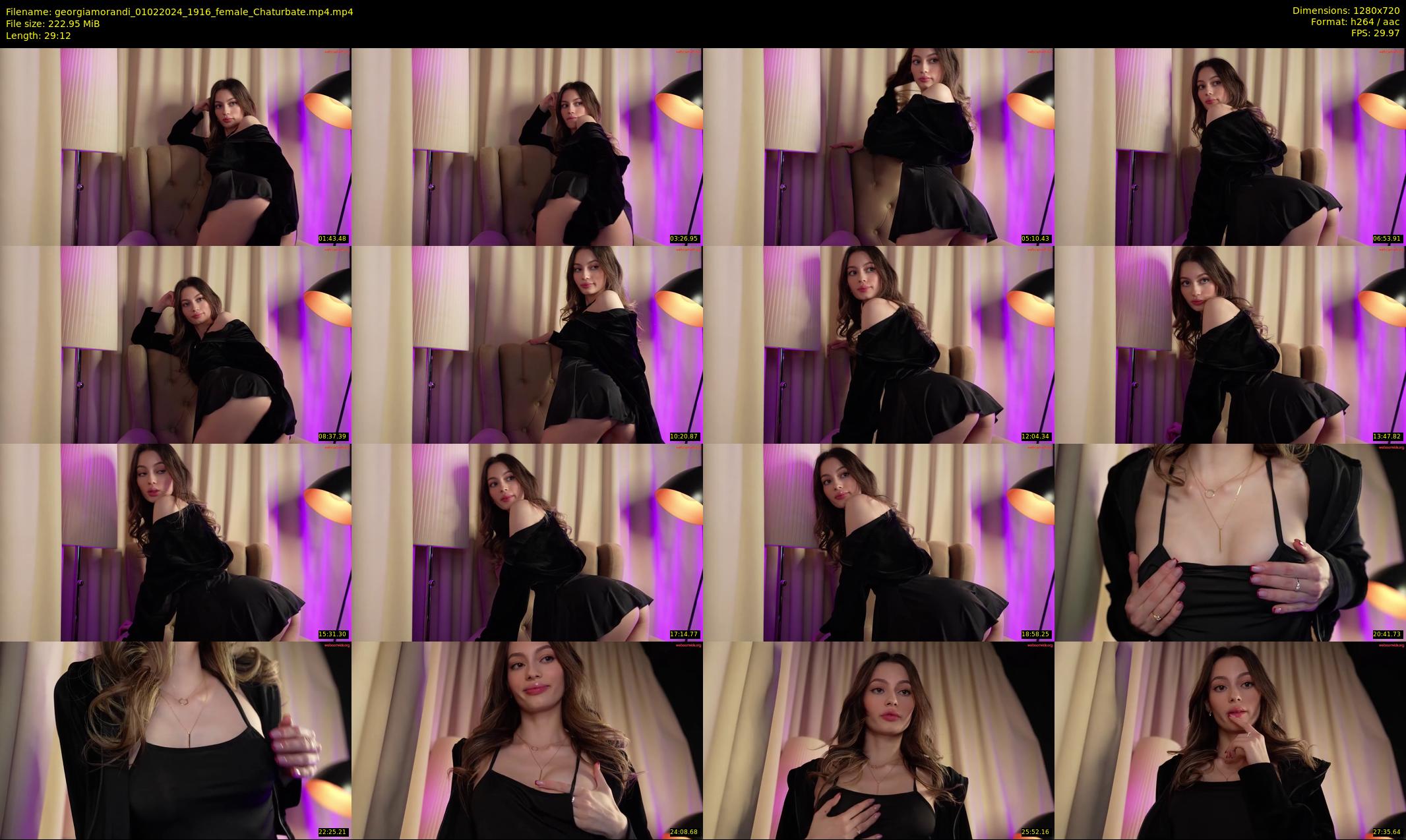 georgiamorandi — 30 minute Chaturbate female cam show recording, 720p, Feb 1, 2024