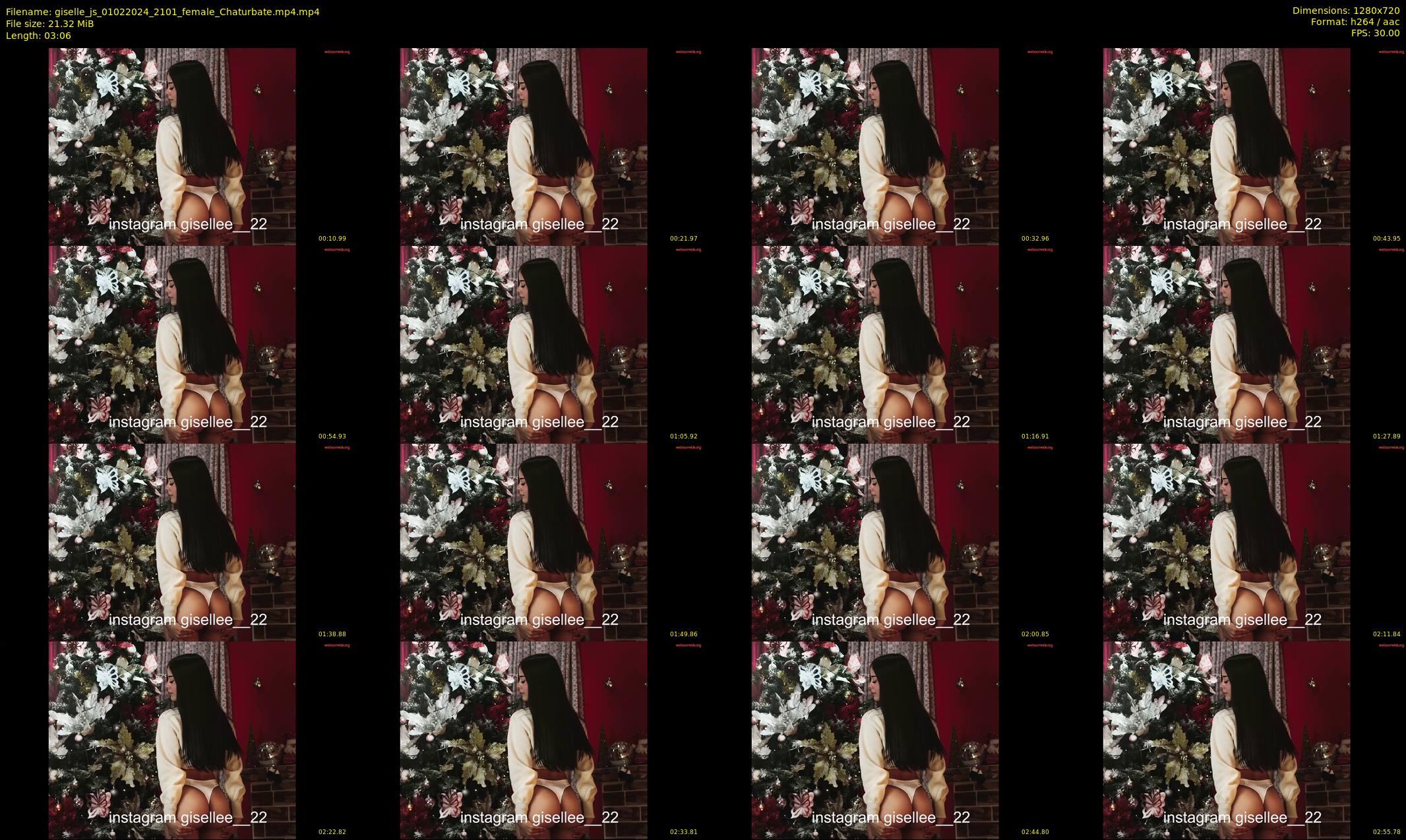 giselle_js — 4 minute Chaturbate female cam show recording, 720p, Feb 1, 2024