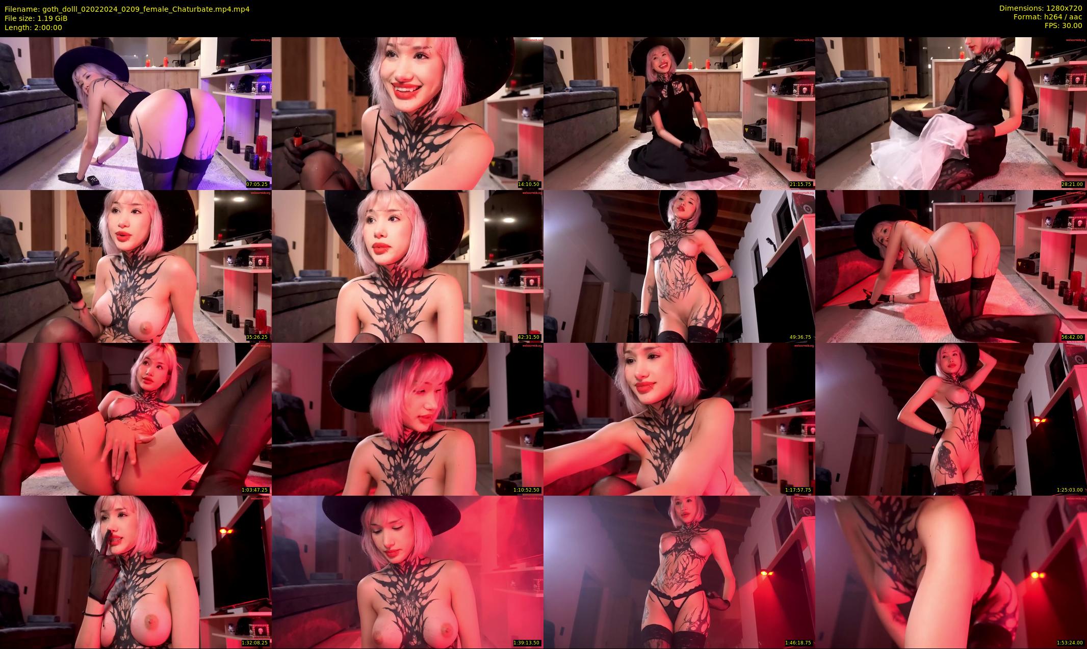 goth_dolll — 120 minute Chaturbate female cam show recording, 720p, Feb 2, 2024