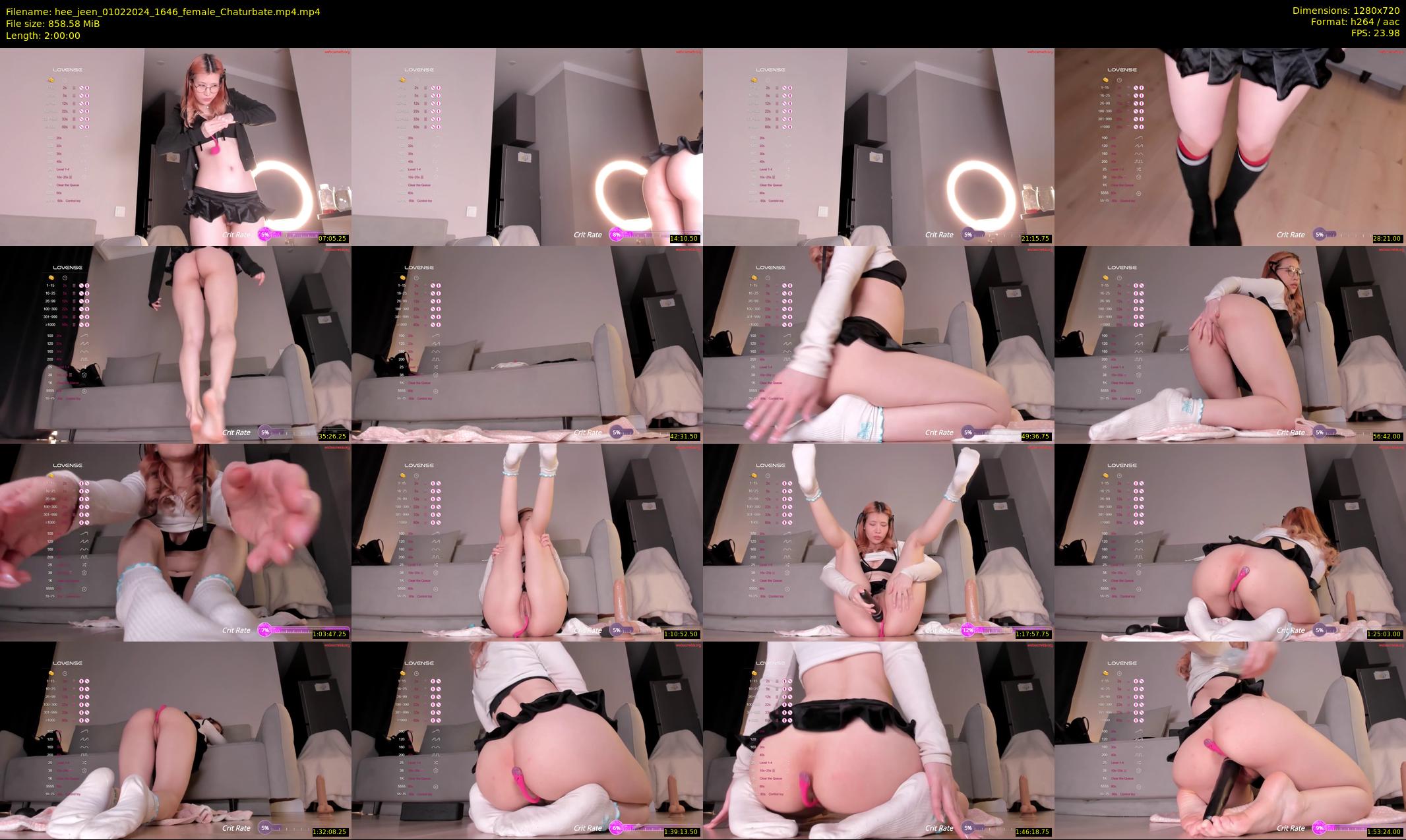 hee_jeen — 120 minute Chaturbate female cam show recording, 720p, Feb 1, 2024