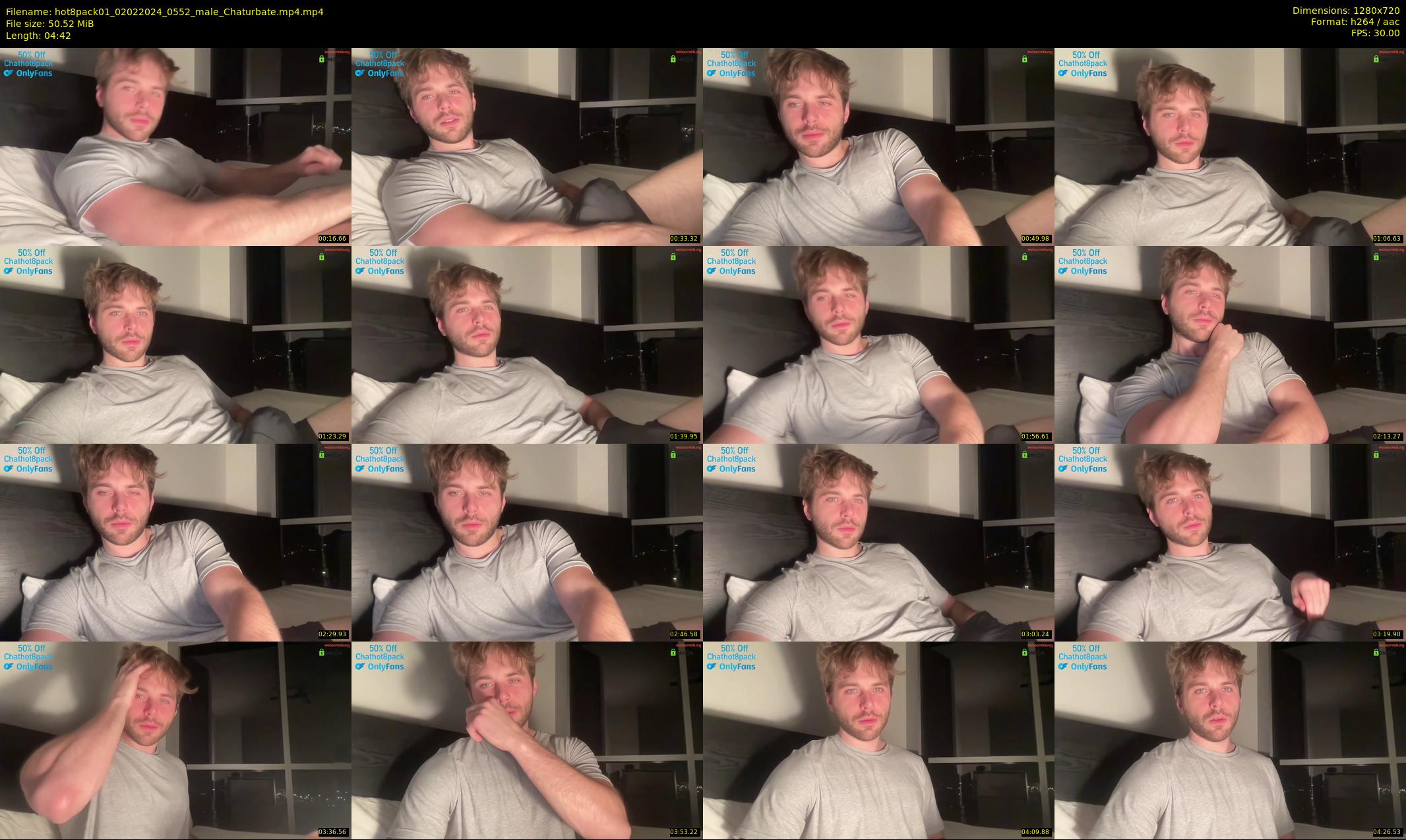 hot8pack01 — 5 minute Chaturbate male cam show recording, 720p, Feb 2, 2024