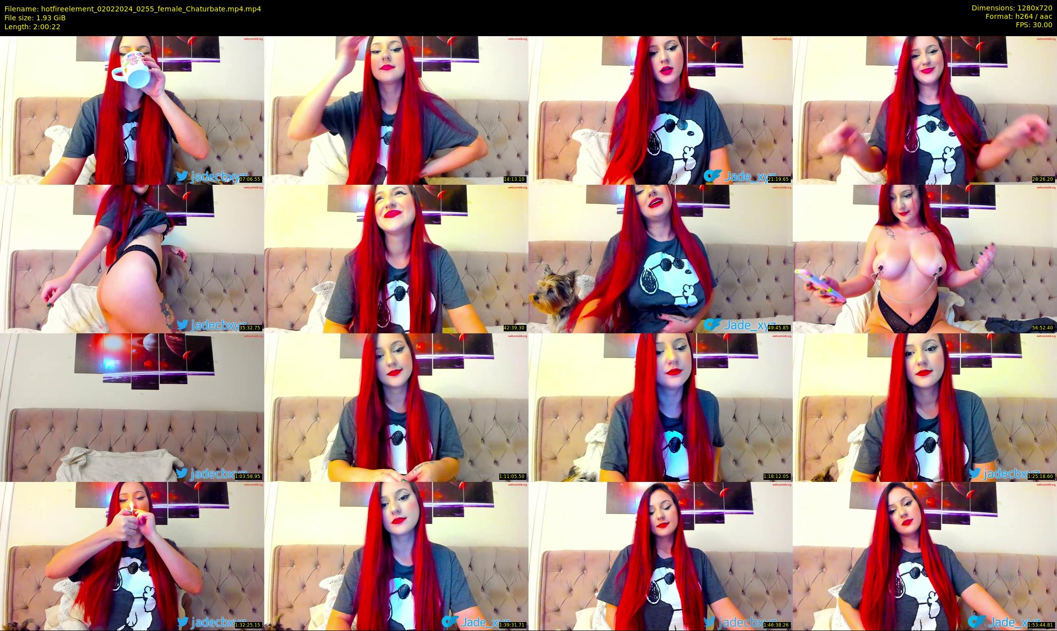 hotfireelement — 121 minute Chaturbate couple cam show recording, 720p, Feb 2, 2024