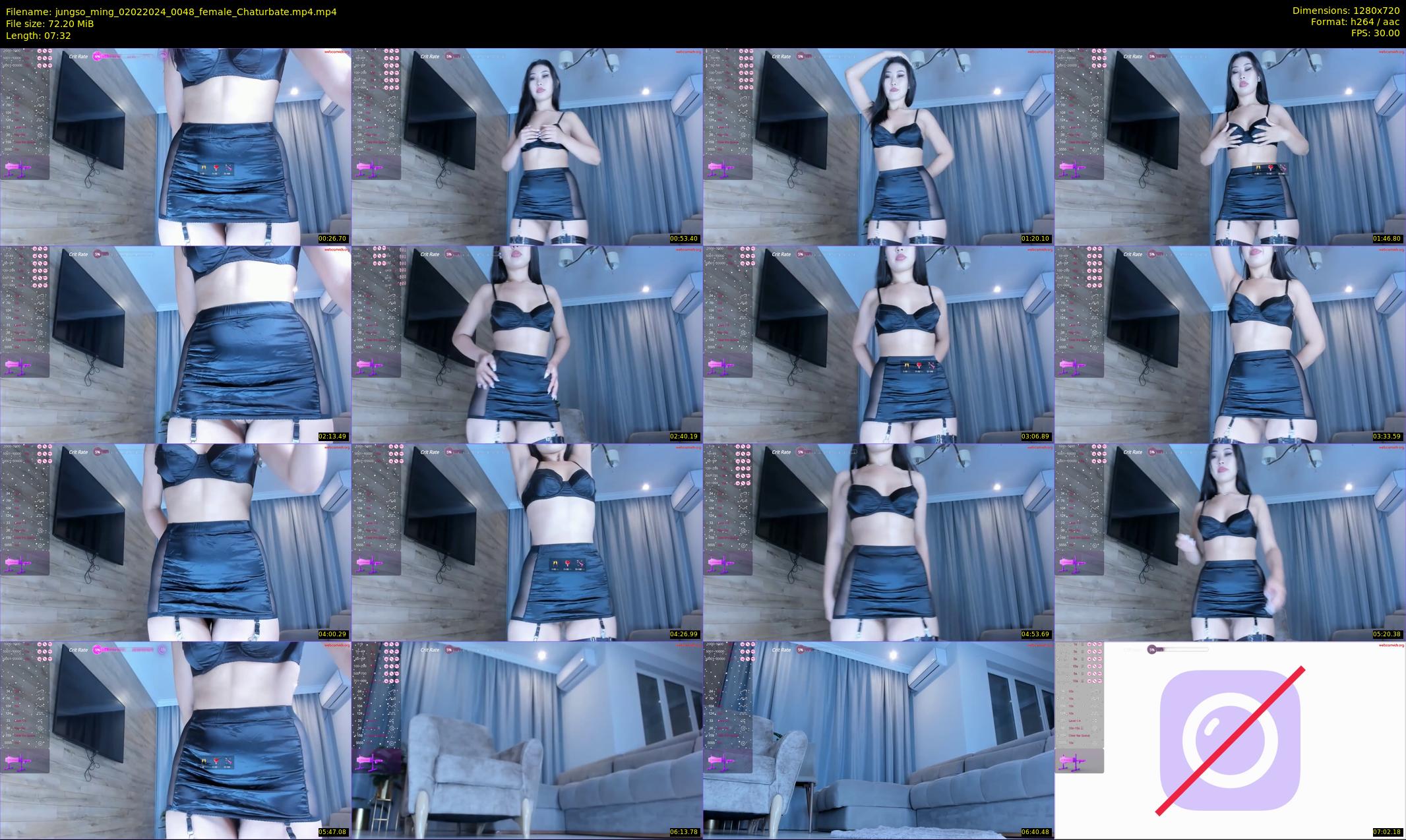 jungso_ming — 8 minute Chaturbate female cam show recording, 720p, Feb 2, 2024