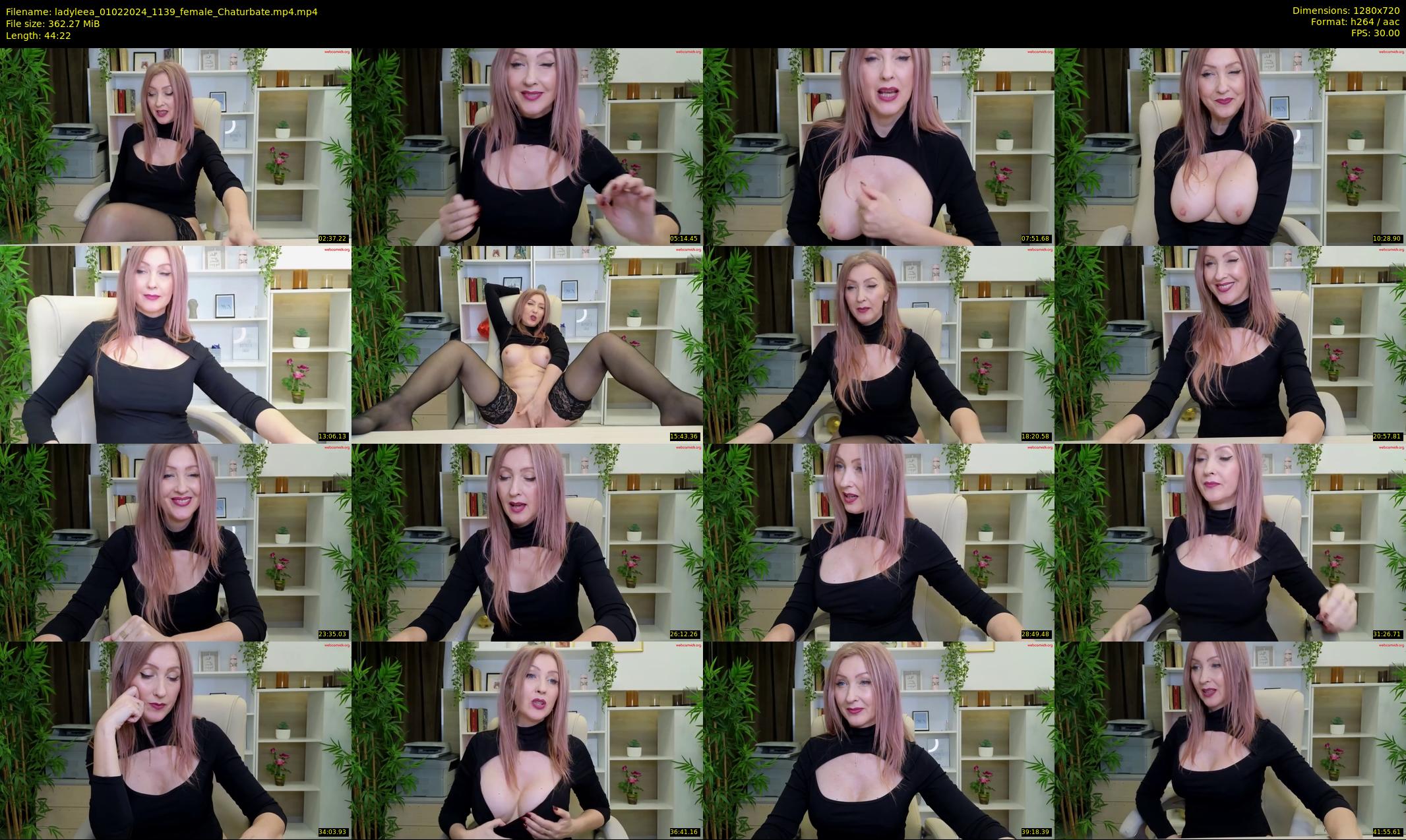 ladyleea — 45 minute Chaturbate female cam show recording, 720p, Feb 1, 2024
