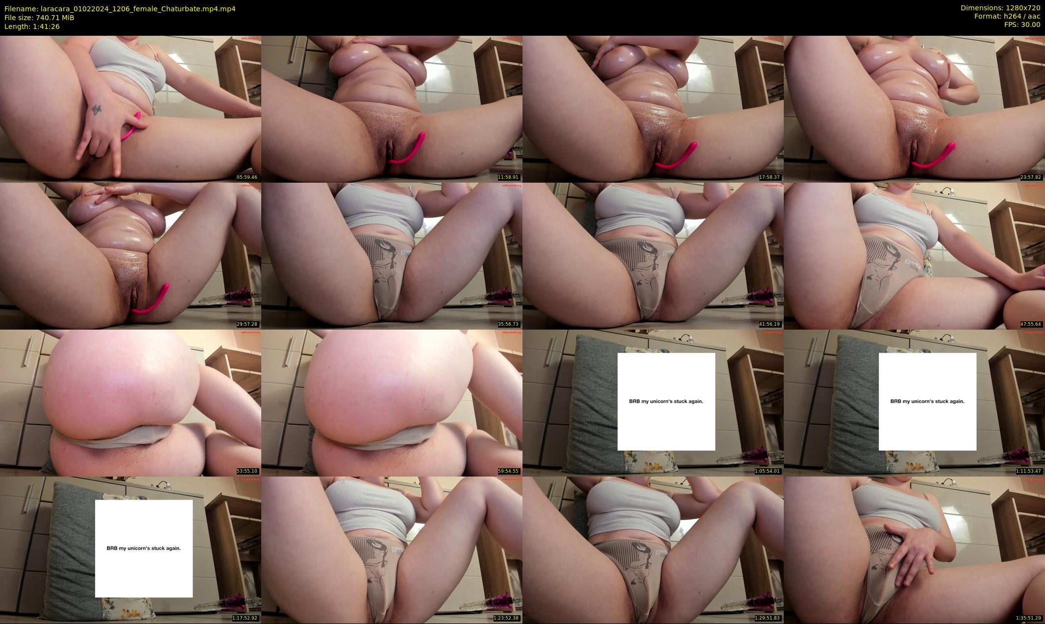 laracara — 102 minute Chaturbate female cam show recording, 720p, Feb 1, 2024