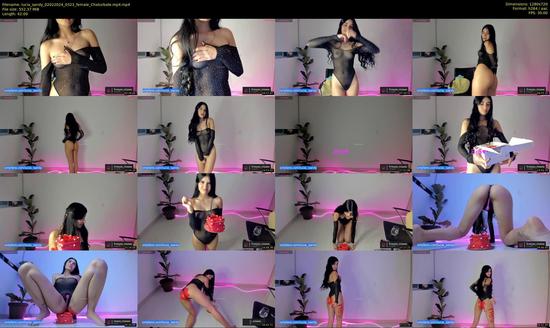 lucia_sandy — 42 minute Chaturbate female cam show recording, 720p, Feb 2, 2024