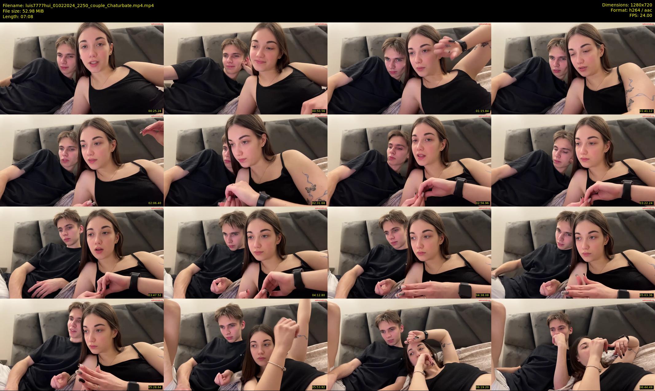 luis7777hui — 8 minute Chaturbate couple cam show recording, 720p, Feb 1, 2024