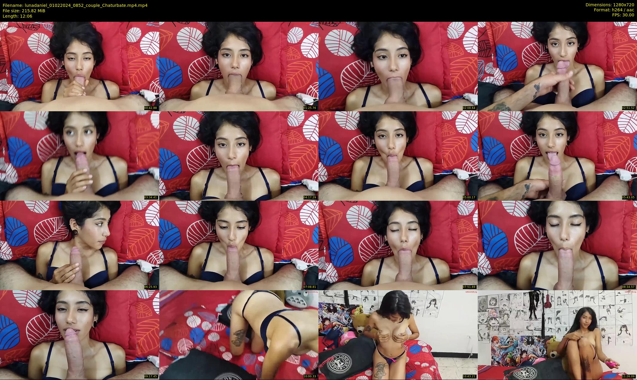 lunadaniel — 13 minute Chaturbate couple cam show recording, 720p, Feb 1, 2024