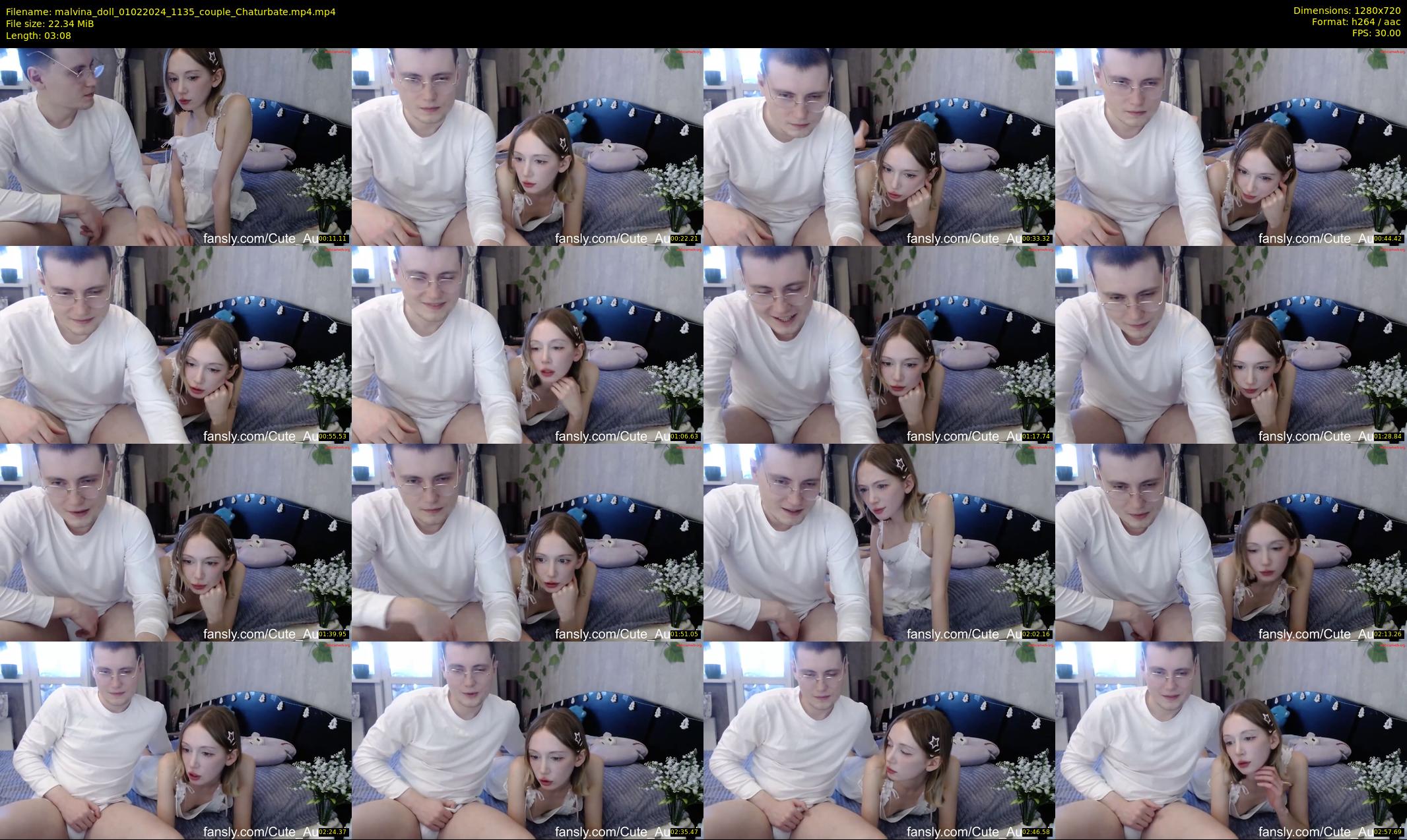 malvina_doll — 4 minute Chaturbate couple cam show recording, 720p, Feb 1, 2024