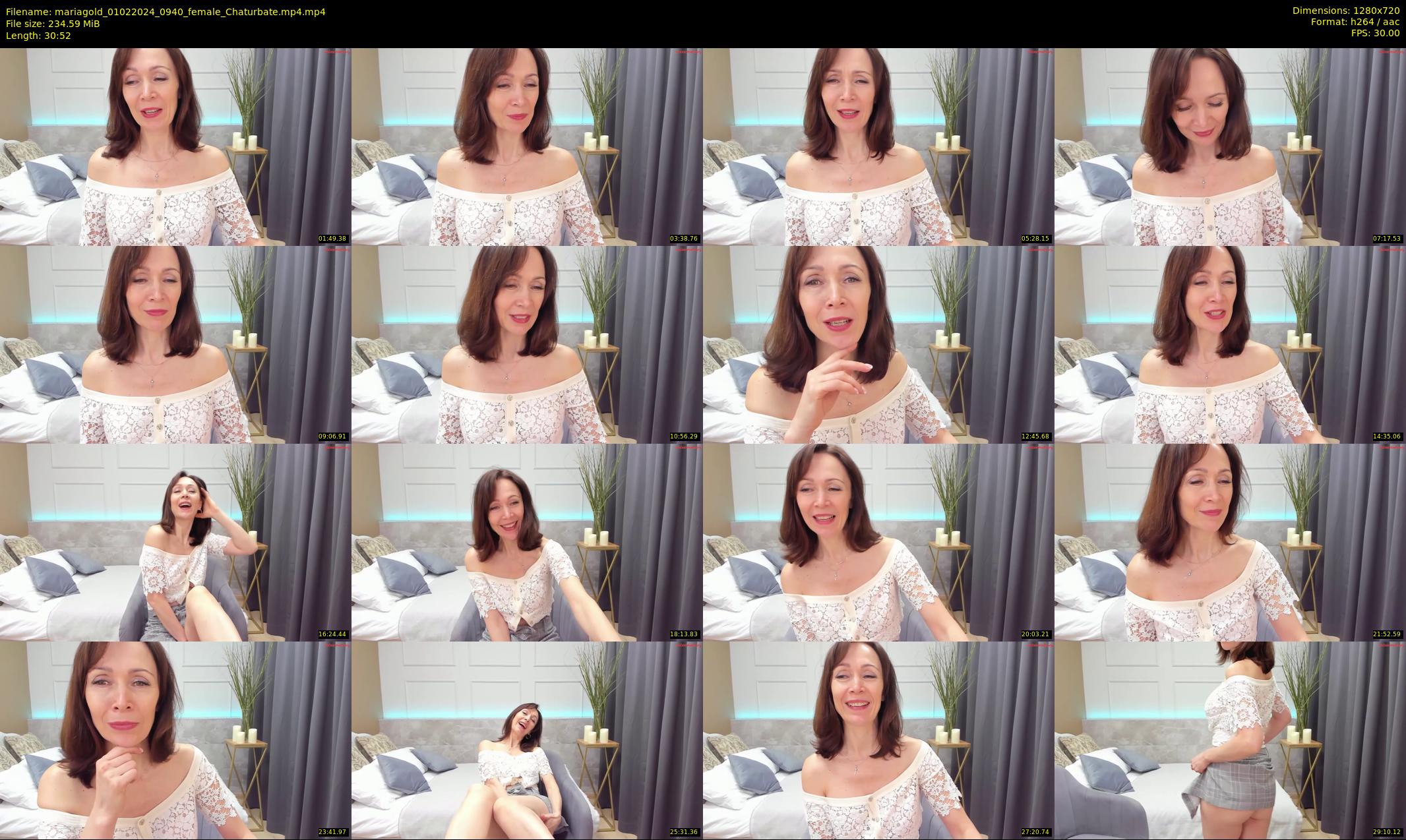 mariagold — 31 minute Chaturbate female cam show recording, 720p, Feb 1, 2024