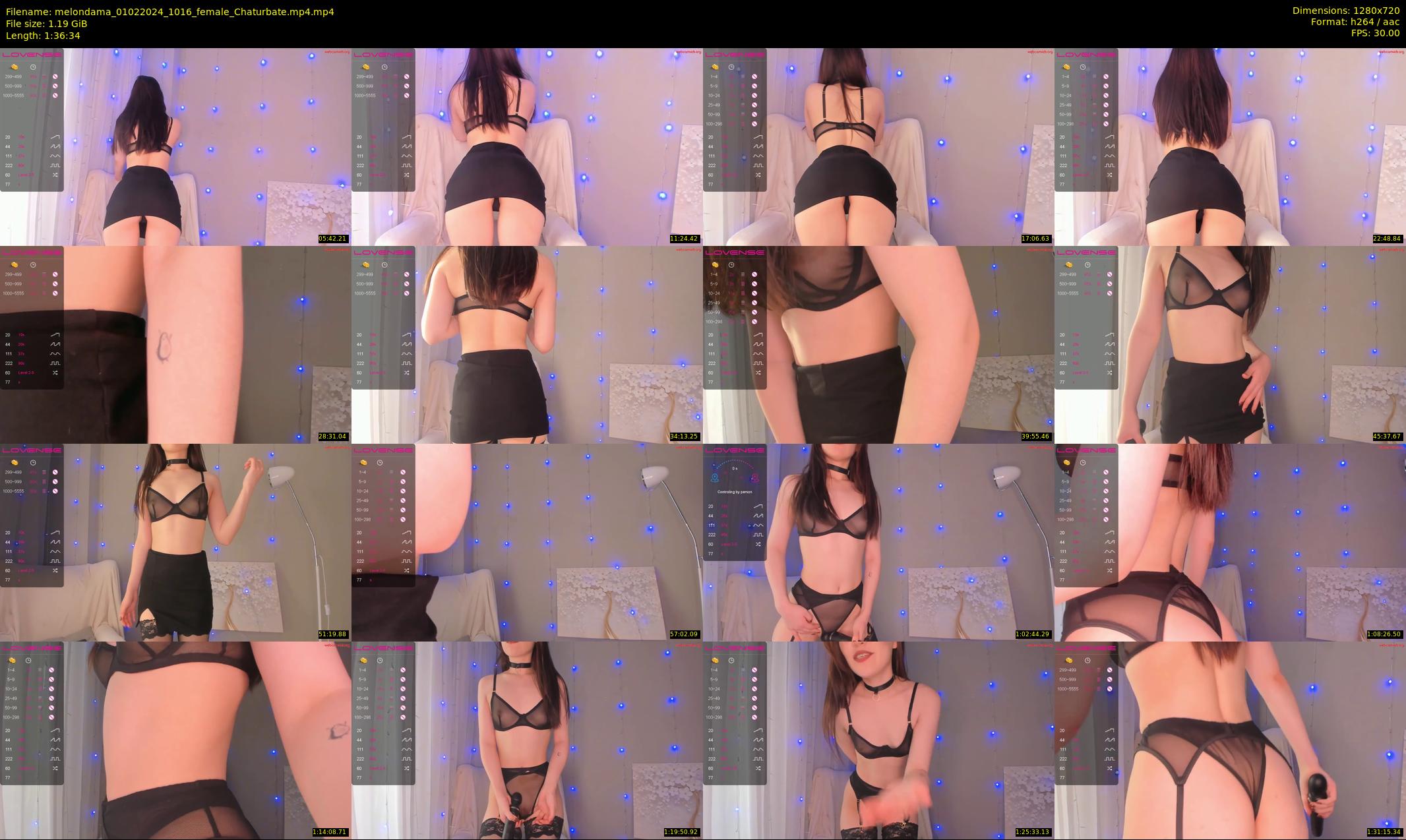 melondama — 97 minute Chaturbate female cam show recording, 720p, Feb 1, 2024
