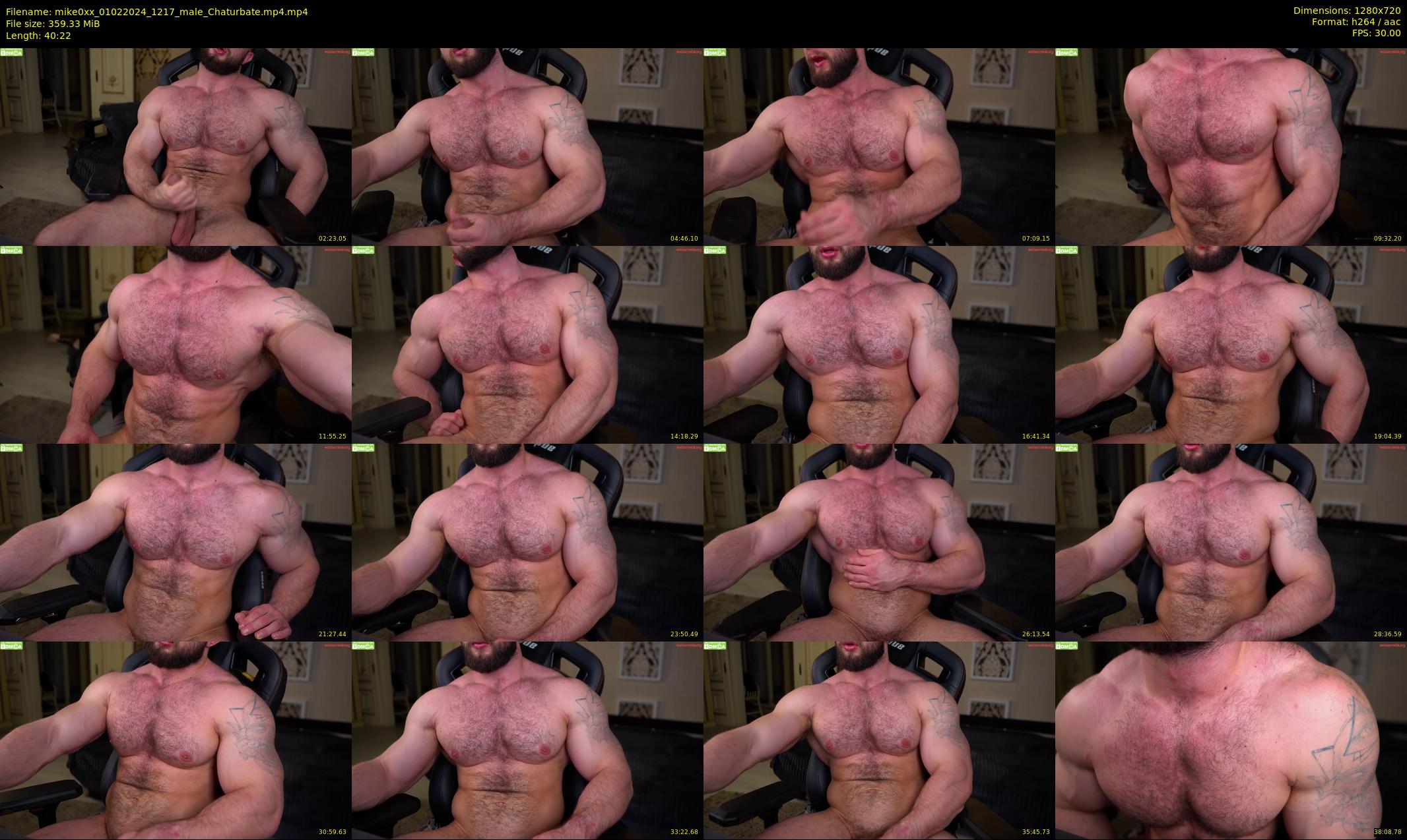 mike0xx — 41 minute Chaturbate male cam show recording, 720p, Feb 1, 2024