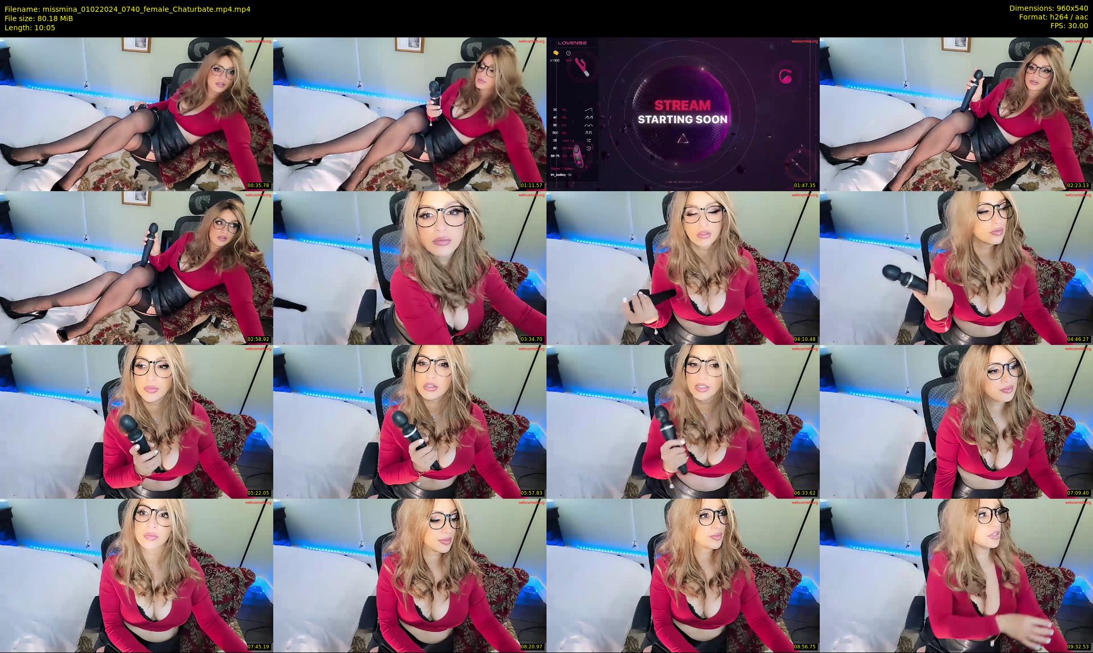 missmina — 11 minute Chaturbate female cam show recording, 480p, Feb 1, 2024