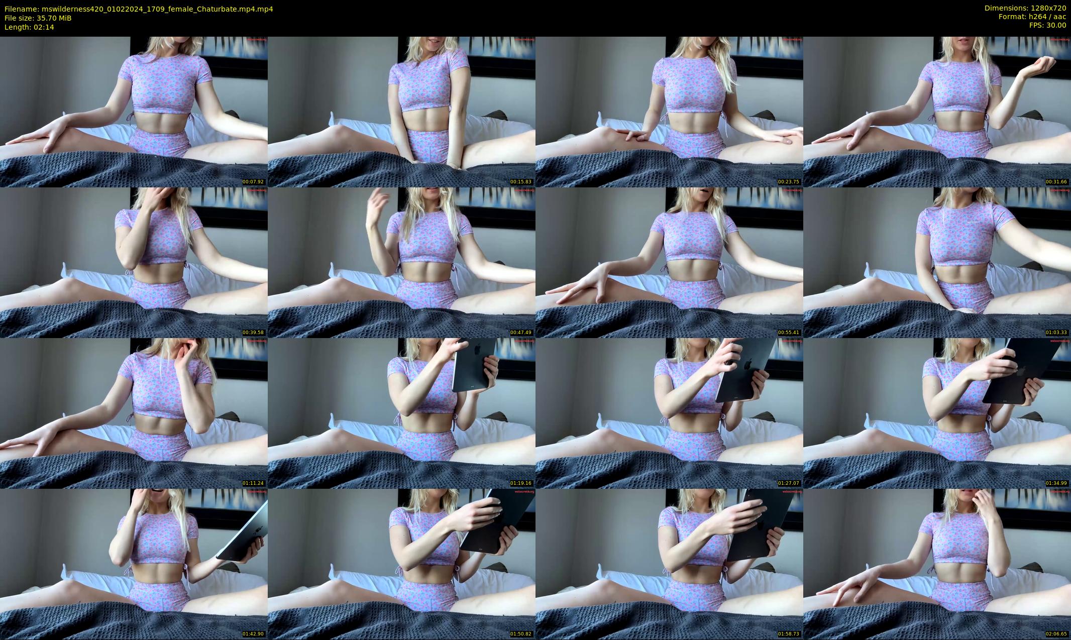 mswilderness420 — 3 minute Chaturbate female cam show recording, 720p, Feb 1, 2024