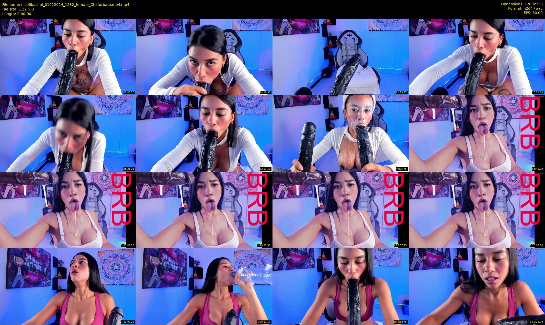 nicollbashel — 120 minute Chaturbate female cam show recording, 720p, Feb 1, 2024