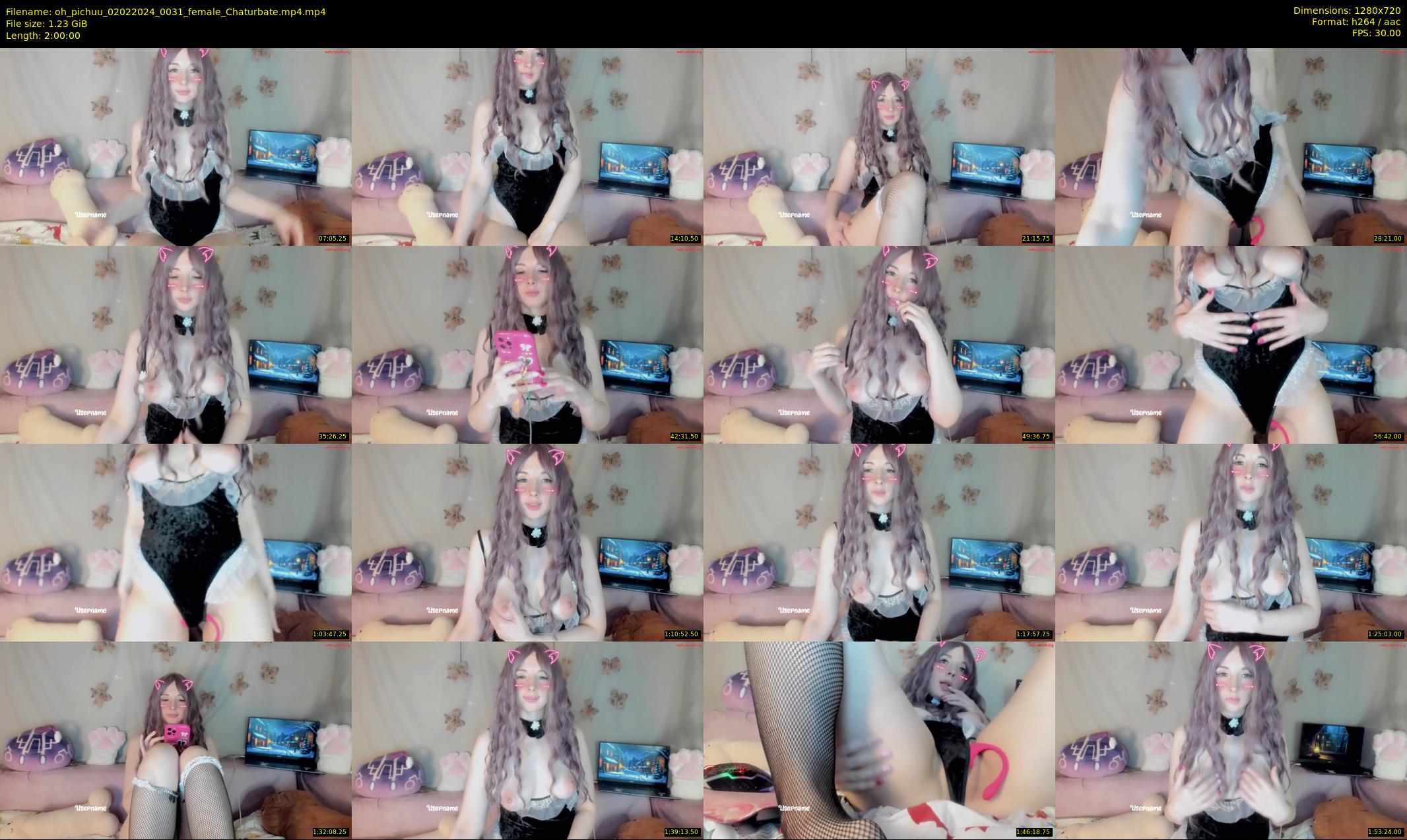 oh_pichuu — 120 minute Chaturbate female cam show recording, 720p, Feb 2, 2024