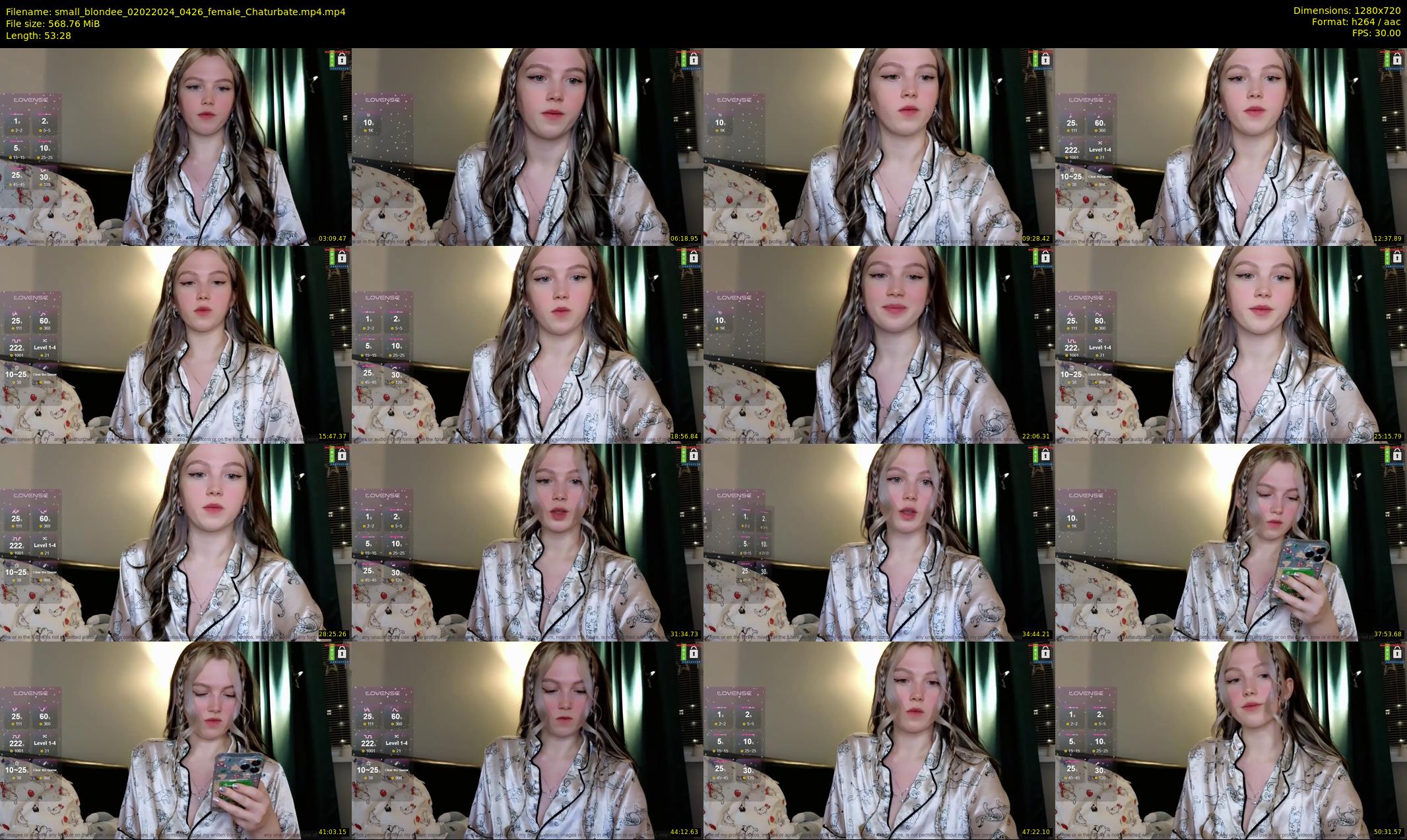 small_blondee — 54 minute Chaturbate female cam show recording, 720p, Feb 2, 2024