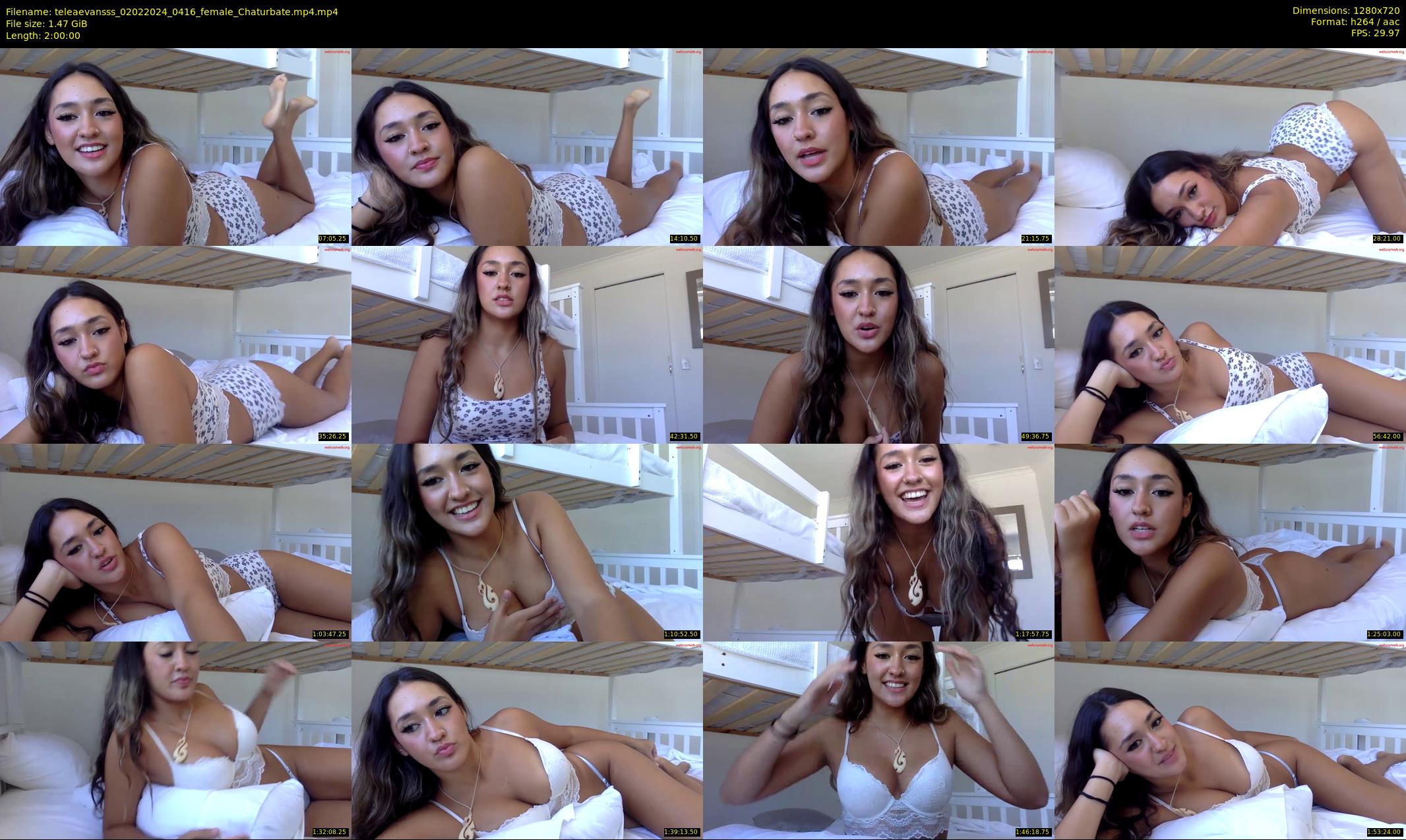 teleaevansss — 120 minute Chaturbate female cam show recording, 720p, Feb 2, 2024