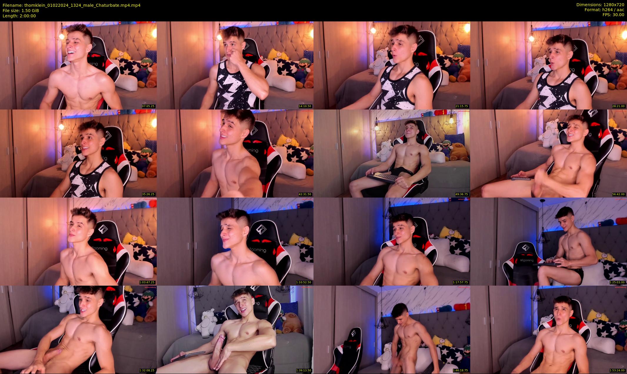 thomklein — 120 minute Chaturbate male cam show recording, 720p, Feb 1, 2024