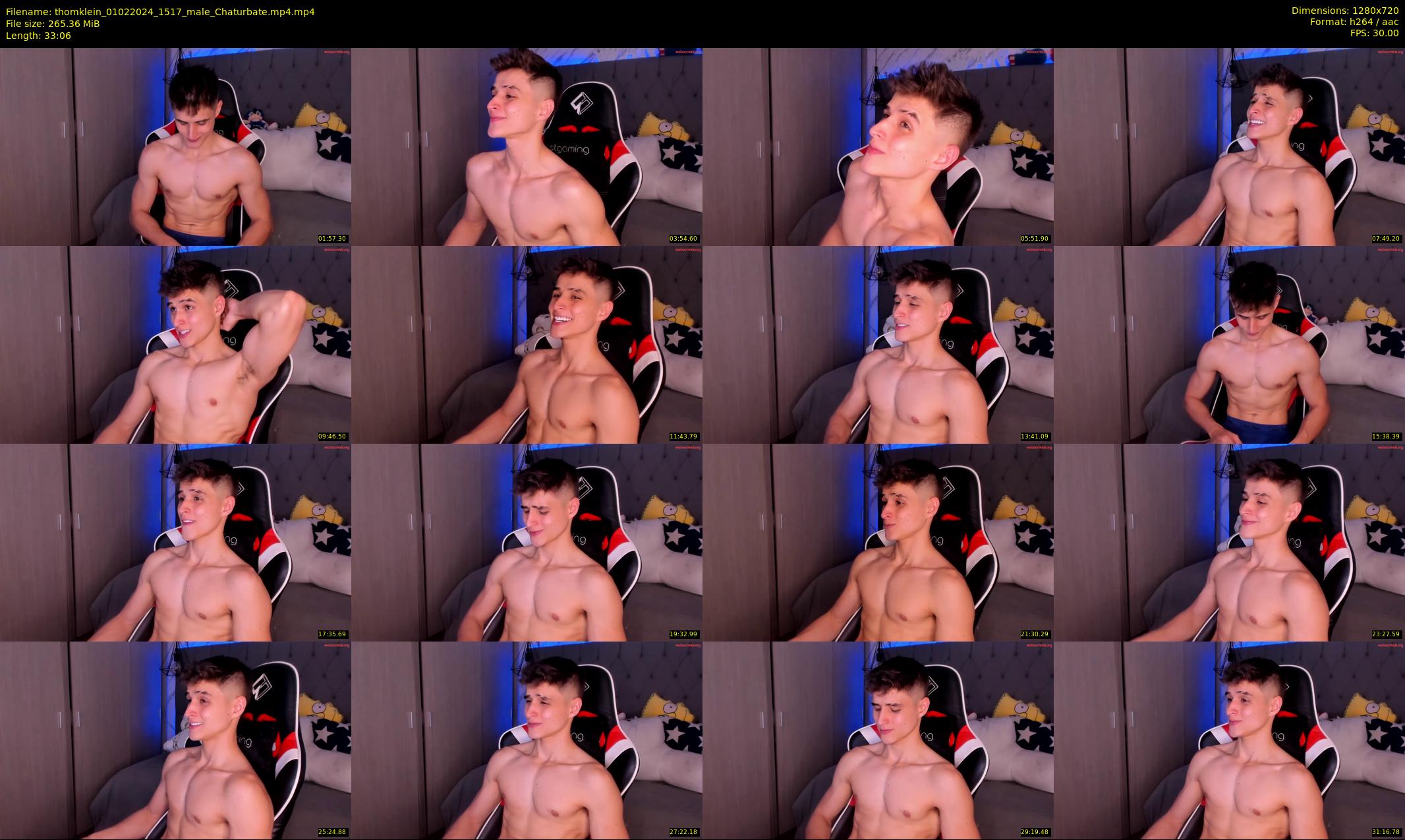 thomklein — 34 minute Chaturbate male cam show recording, 720p, Feb 1, 2024