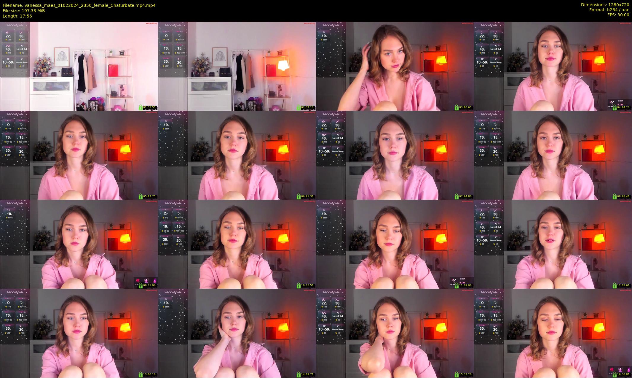vanessa_maes — 18 minute Chaturbate female cam show recording, 720p, Feb 1, 2024