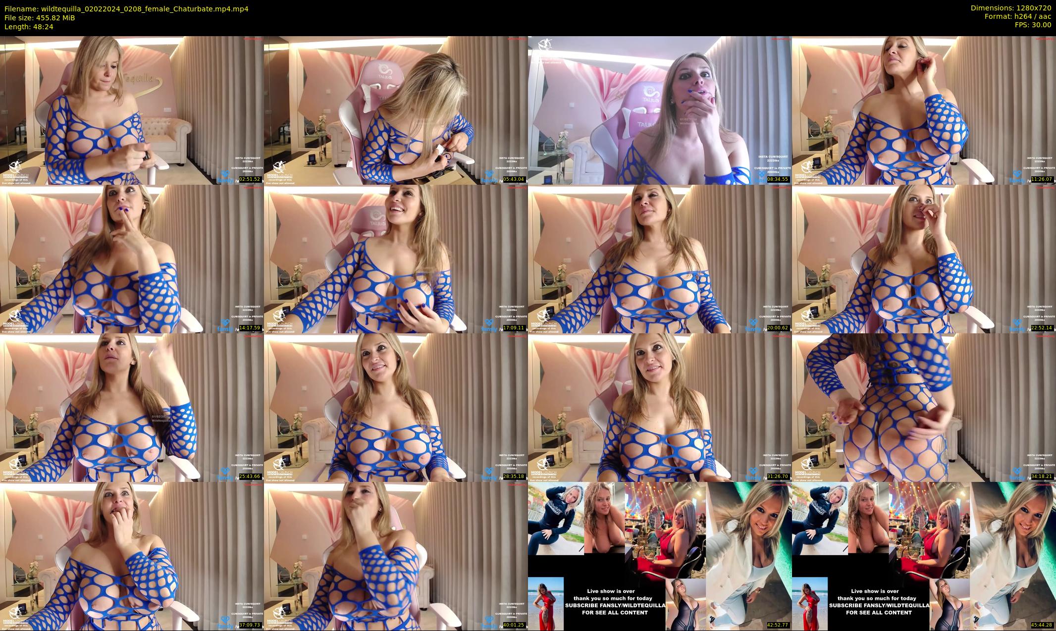 wildtequilla — 49 minute Chaturbate couple cam show recording, 720p, Feb 2, 2024