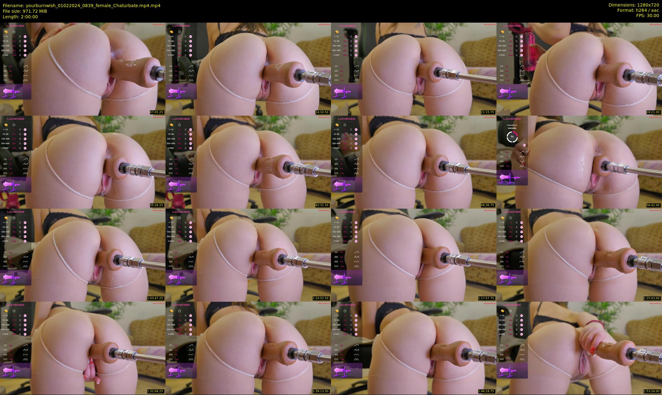 yourburnwish — 120 minute Chaturbate female cam show recording, 720p, Feb 1, 2024