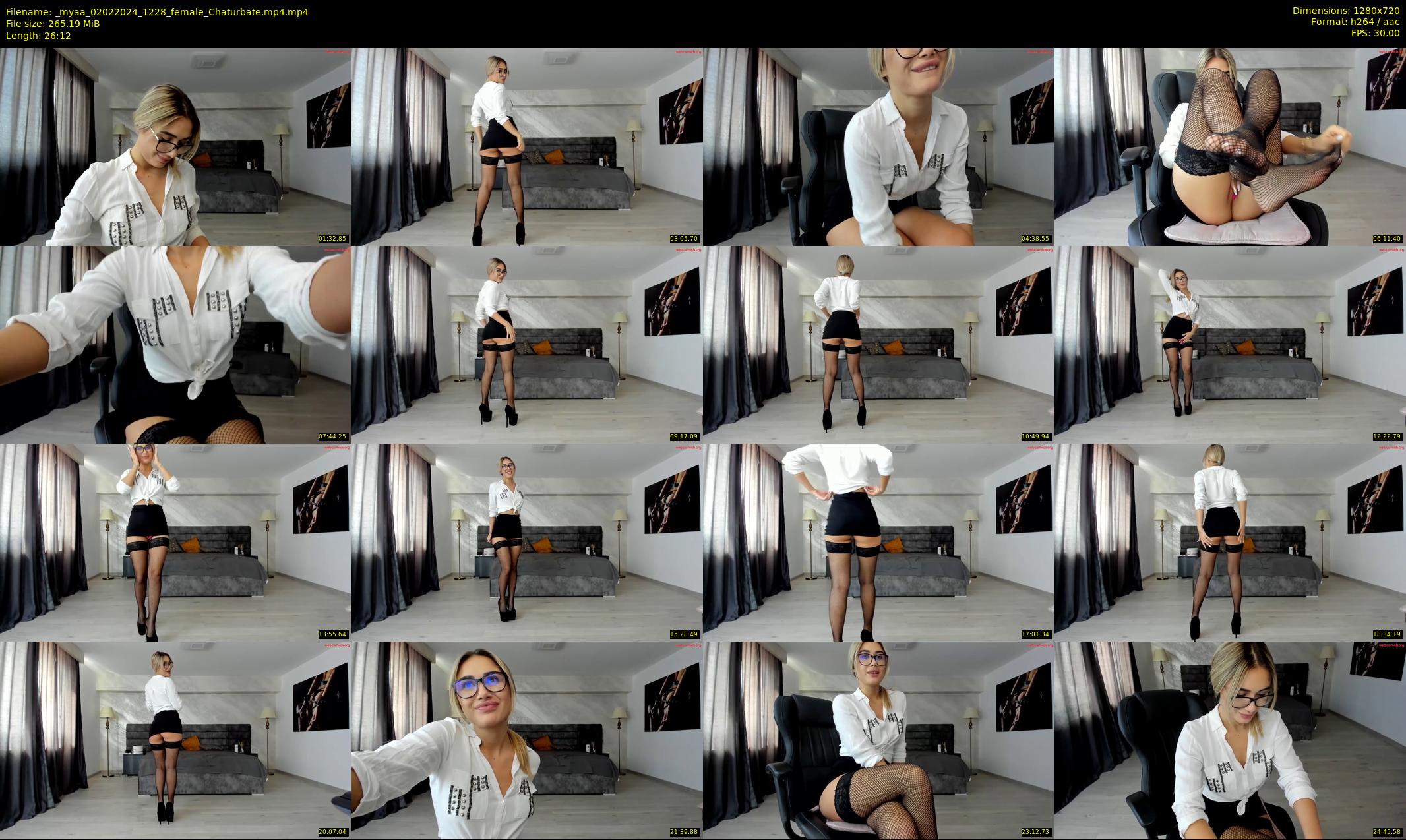 _myaa — 27 minute Chaturbate female cam show recording, 720p, Feb 2, 2024