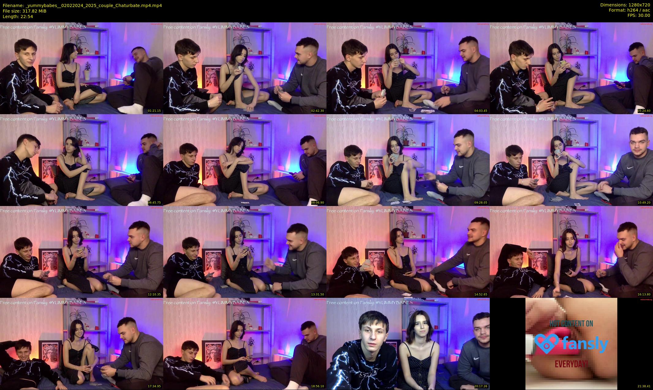 _yummybabes_ — 23 minute Chaturbate couple cam show recording, 720p, Feb 2, 2024