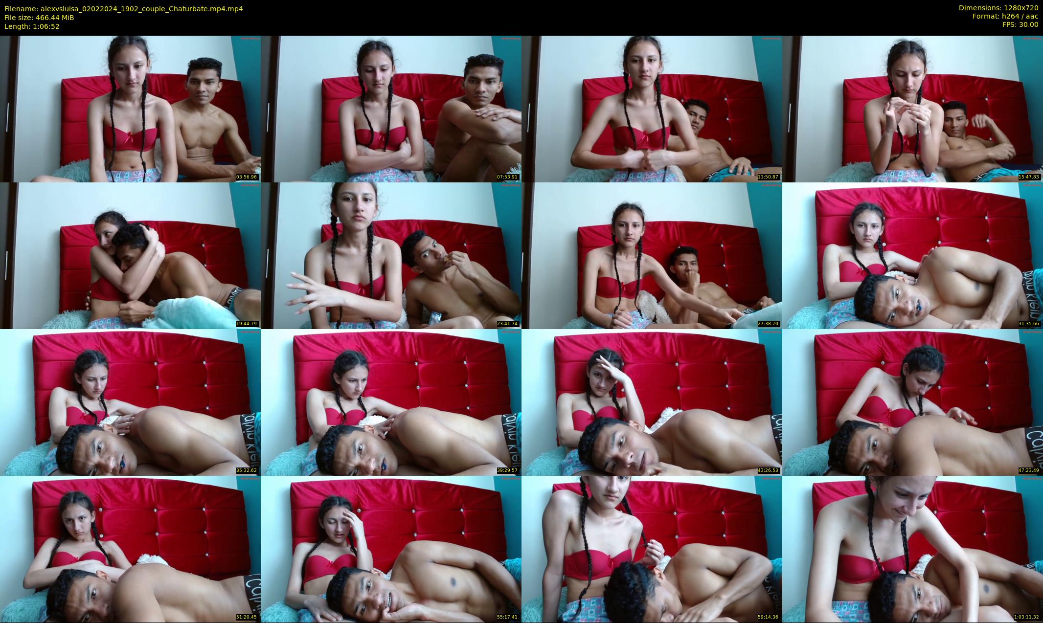 alexvsluisa — 67 minute Chaturbate couple cam show recording, 720p, Feb 2, 2024