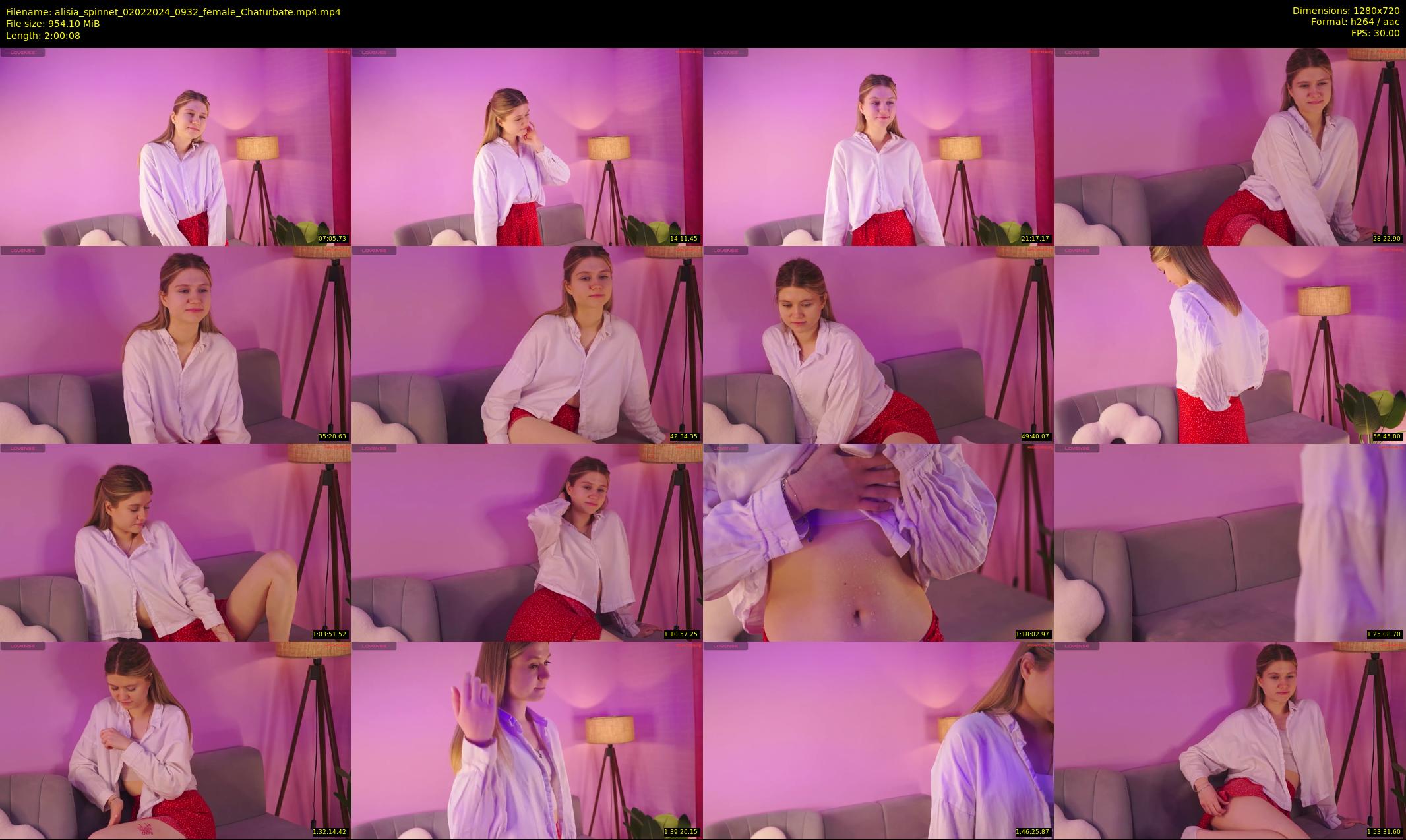 alisia_spinnet — 121 minute Chaturbate female cam show recording, 720p, Feb 2, 2024
