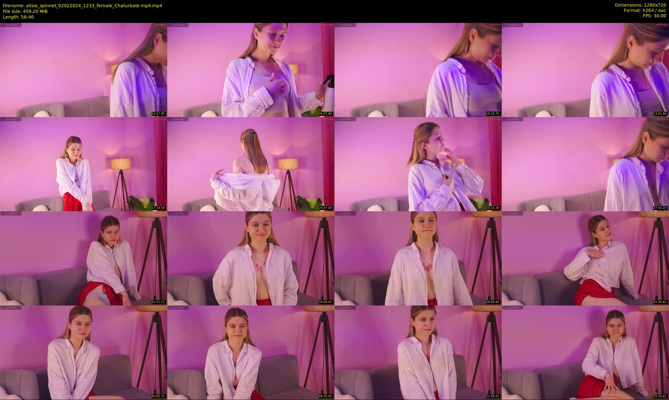 alisia_spinnet — 59 minute Chaturbate female cam show recording, 720p, Feb 2, 2024