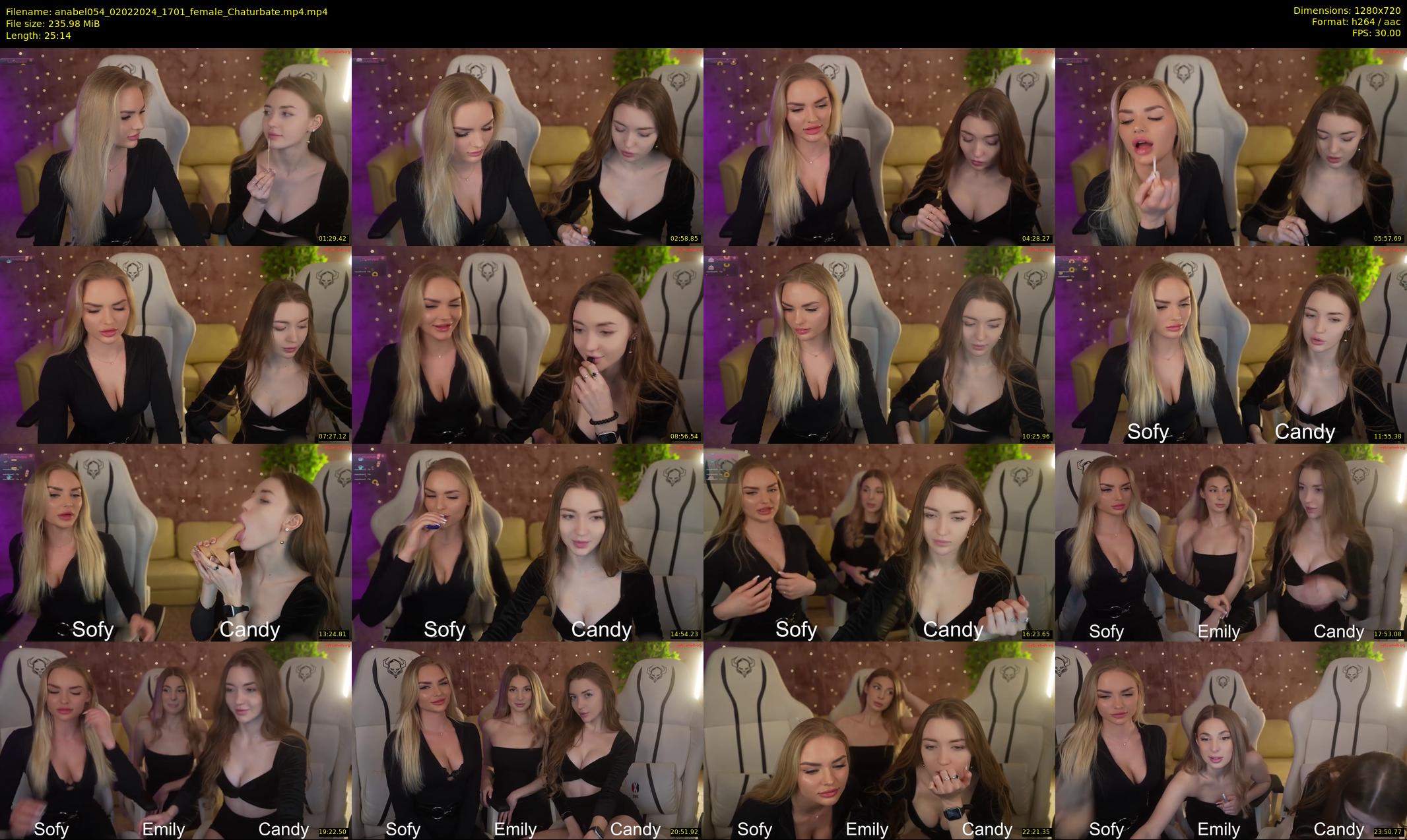 anabel054 — 26 minute Chaturbate female cam show recording, 720p, Feb 2, 2024