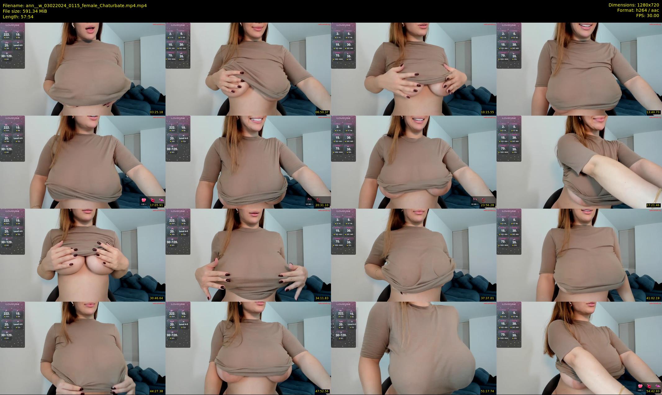 ann__w — 58 minute Chaturbate female cam show recording, 720p, Feb 3, 2024