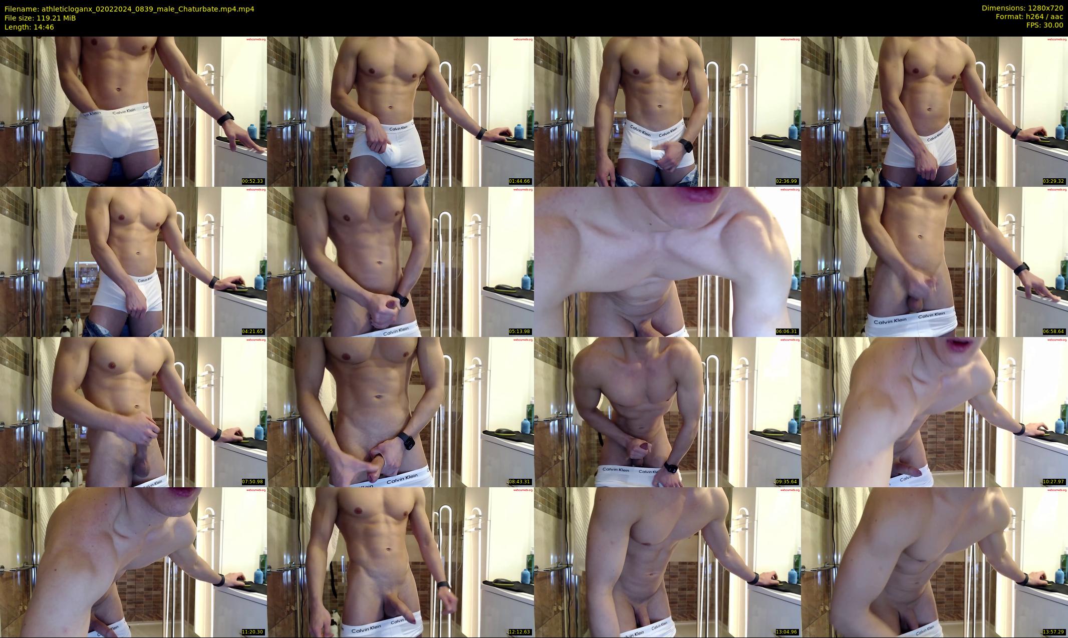 athleticloganx — 15 minute Chaturbate male cam show recording, 720p, Feb 2, 2024
