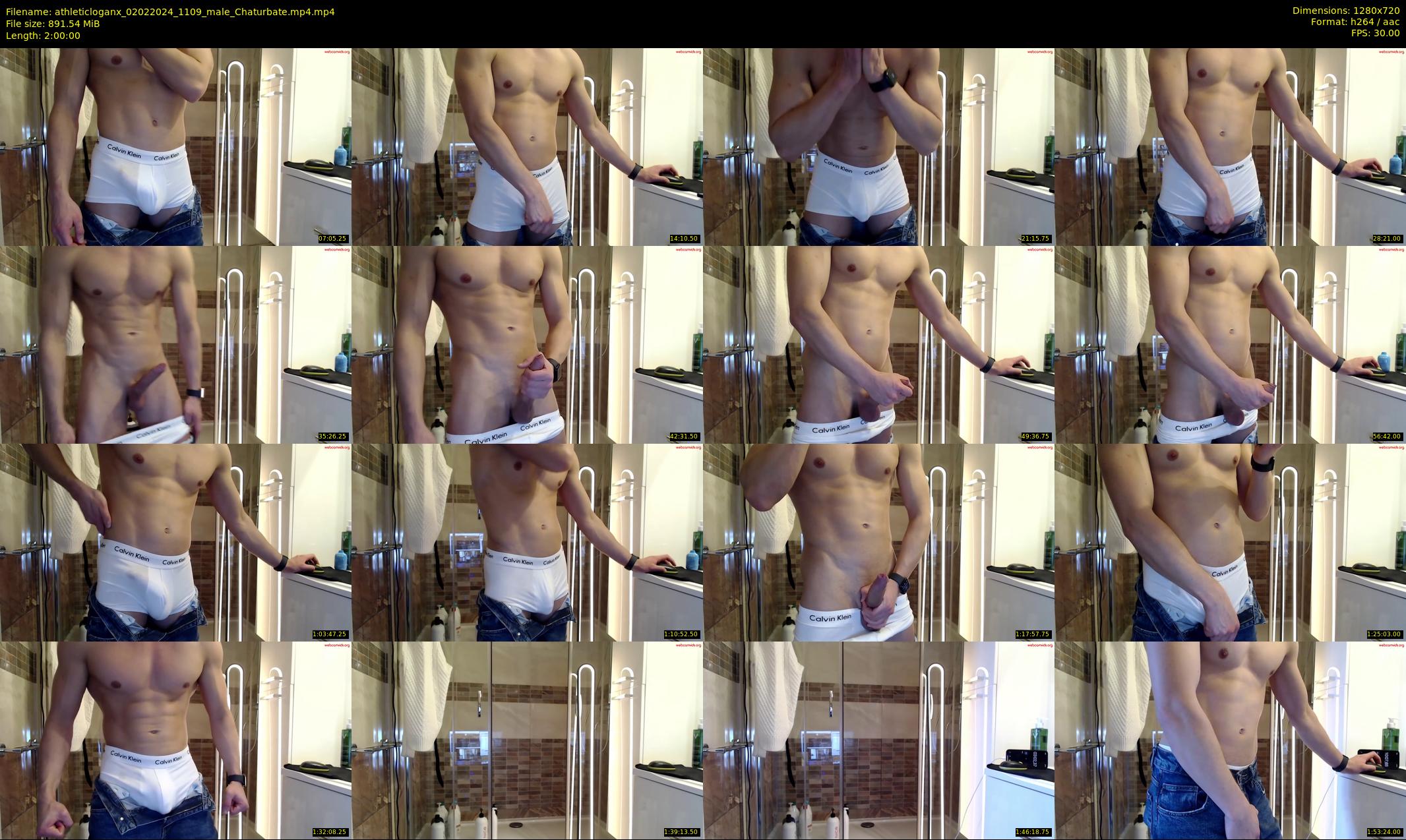 athleticloganx — 120 minute Chaturbate male cam show recording, 720p, Feb 2, 2024