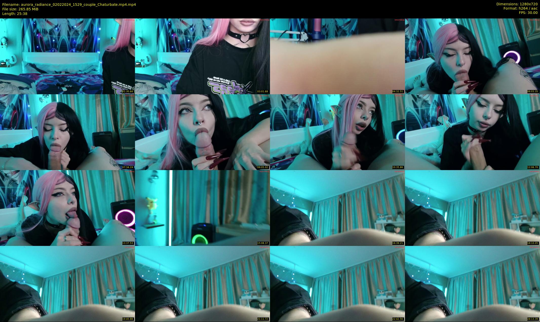 aurora_radiance — 26 minute Chaturbate couple cam show recording, 720p, Feb 2, 2024