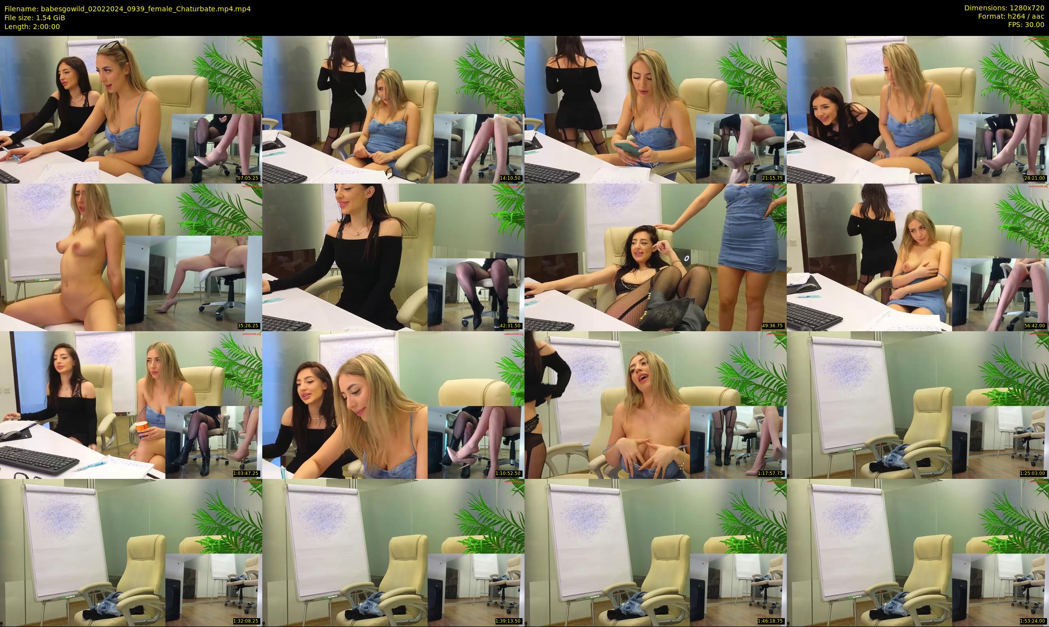 babesgowild — 120 minute Chaturbate couple cam show recording, 720p, Feb 2, 2024