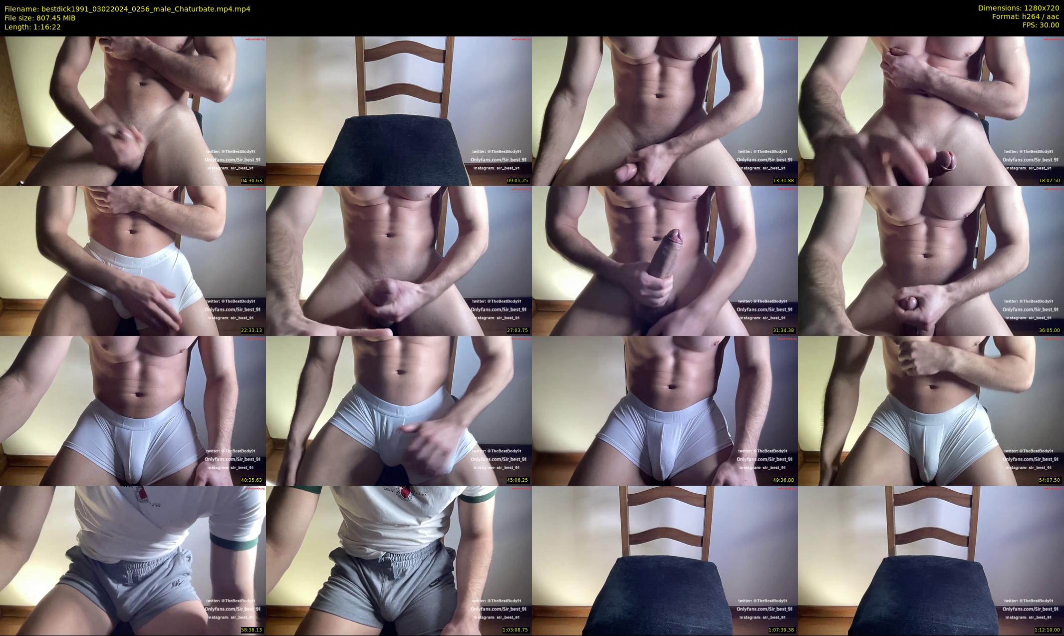 bestdick1991 — 77 minute Chaturbate male cam show recording, 720p, Feb 3, 2024