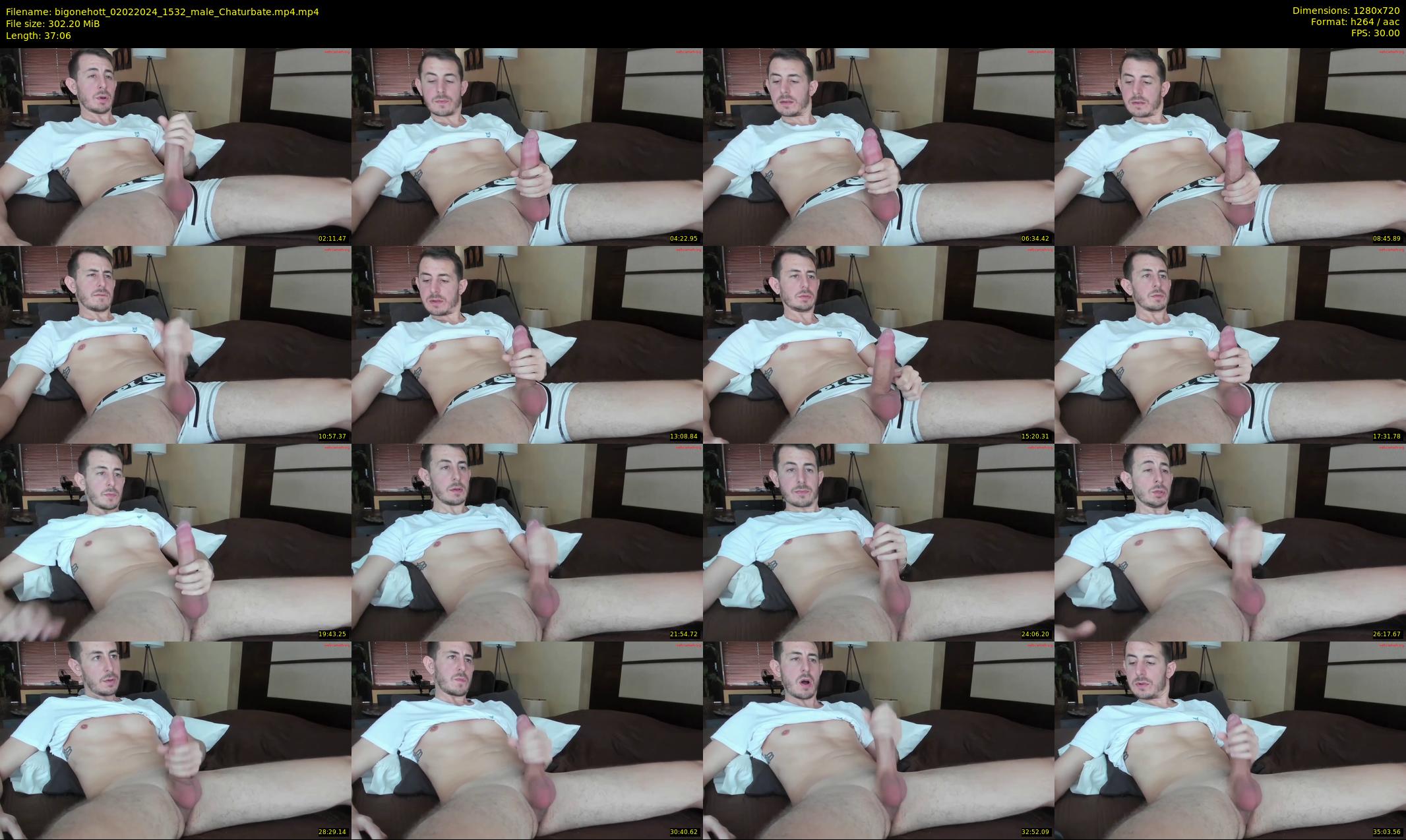 bigonehott — 38 minute Chaturbate male cam show recording, 720p, Feb 2, 2024