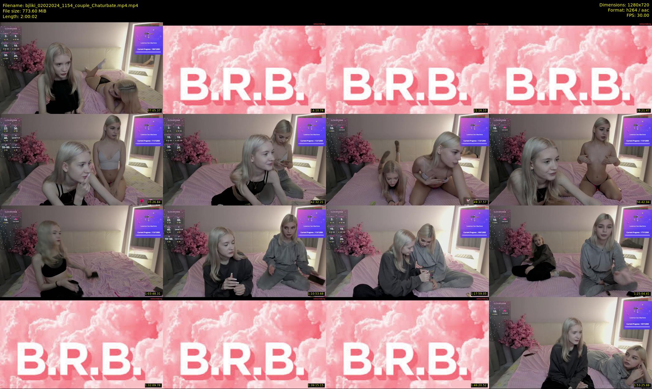 bjliki — 121 minute Chaturbate couple cam show recording, 720p, Feb 2, 2024