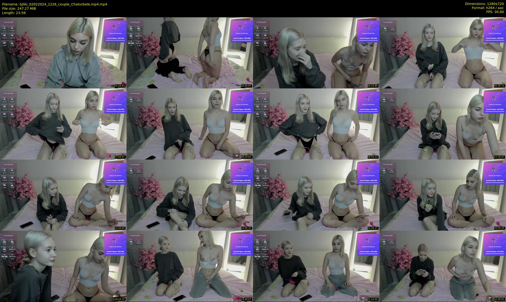 bjliki — 24 minute Chaturbate couple cam show recording, 720p, Feb 2, 2024