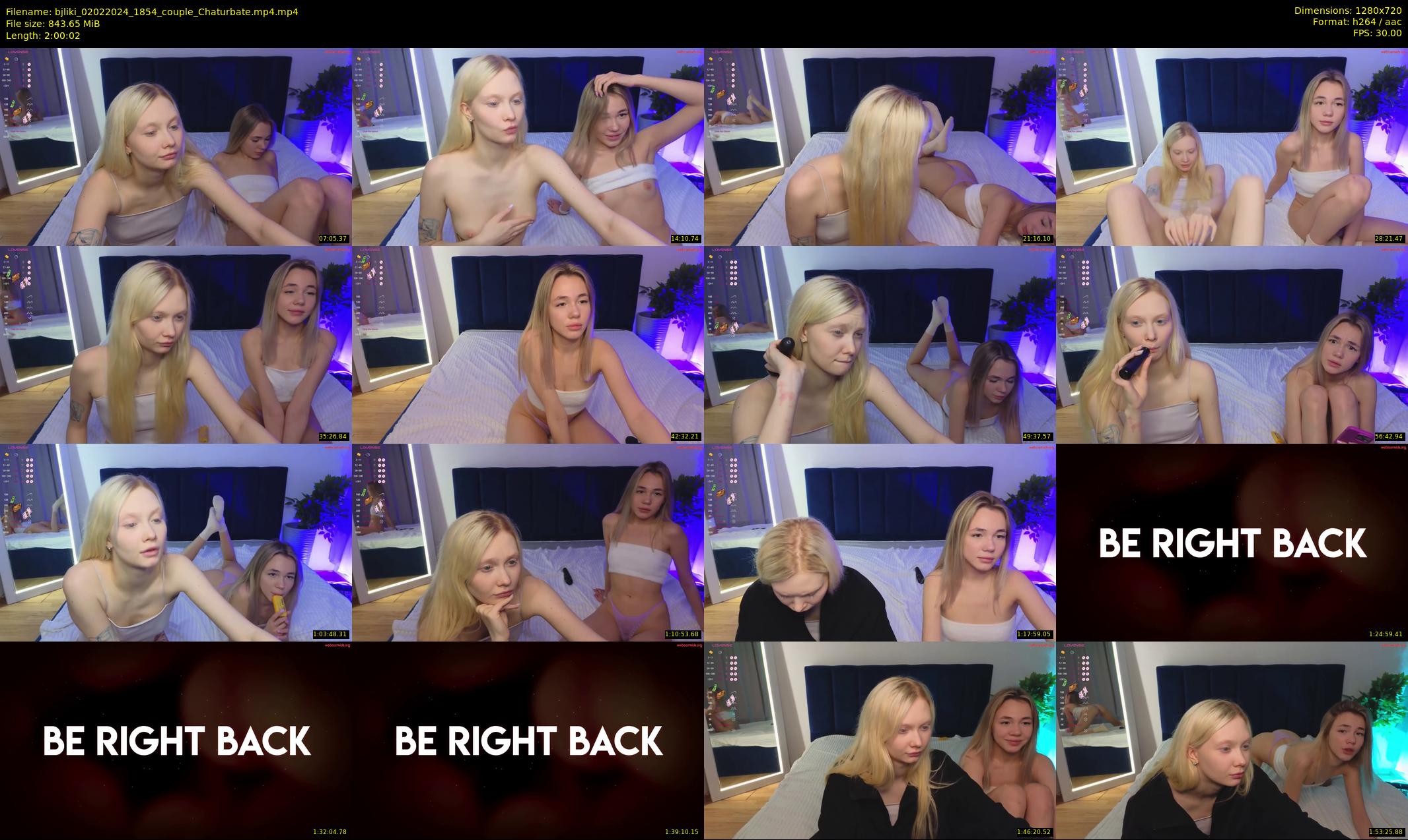 bjliki — 121 minute Chaturbate couple cam show recording, 720p, Feb 2, 2024
