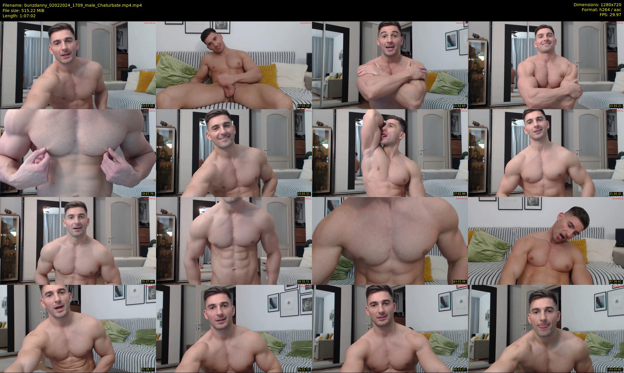 bunzdanny — 68 minute Chaturbate male cam show recording, 720p, Feb 2, 2024