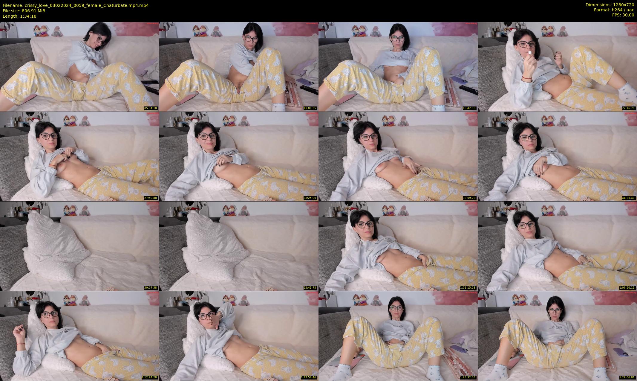 crissy_love — 95 minute Chaturbate female cam show recording, 720p, Feb 3, 2024