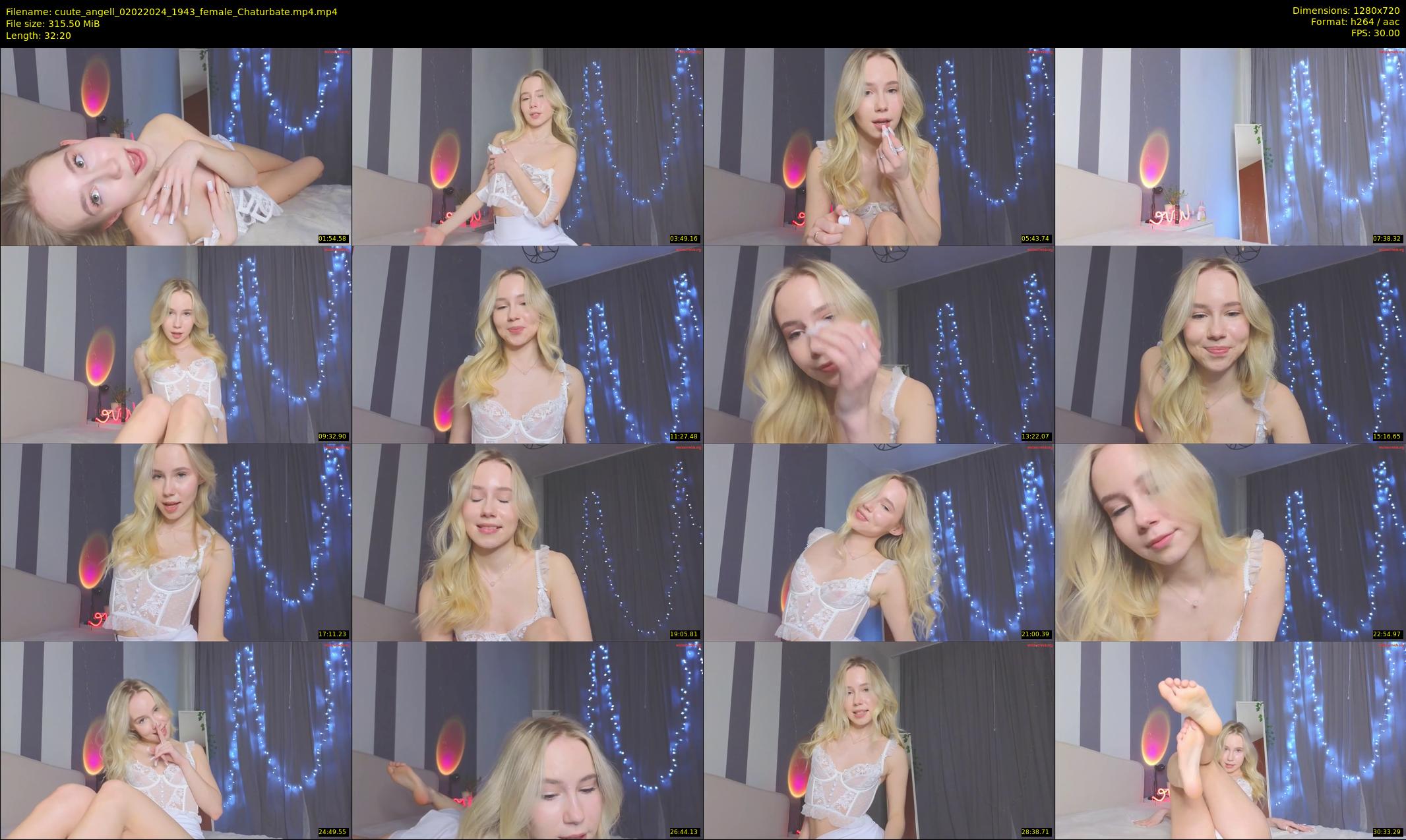 cuute_angell — 33 minute Chaturbate female cam show recording, 720p, Feb 2, 2024