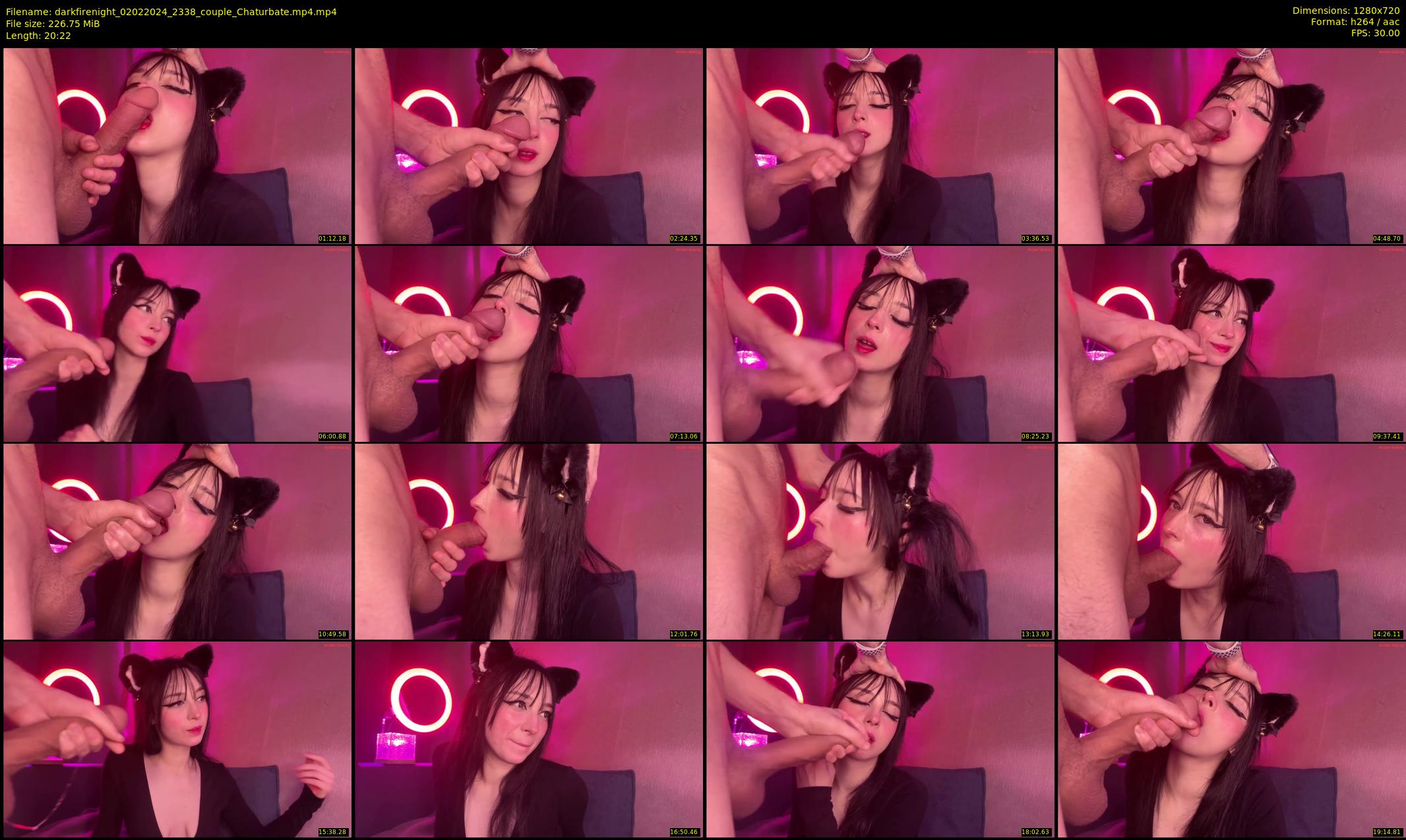 darkfirenight — 21 minute Chaturbate couple cam show recording, 720p, Feb 2, 2024