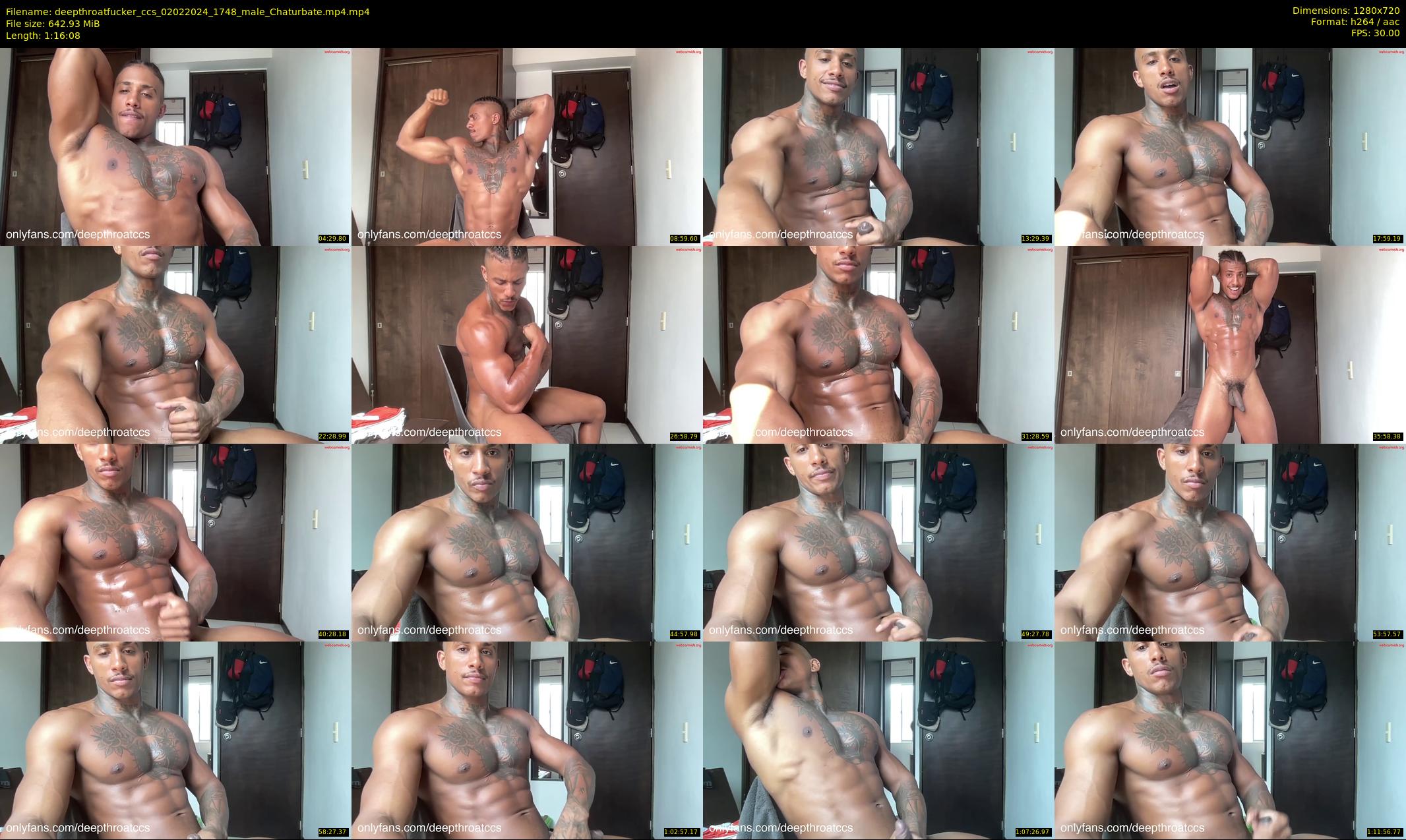 deepthroatfucker_ccs — 77 minute Chaturbate male cam show recording, 720p, Feb 2, 2024