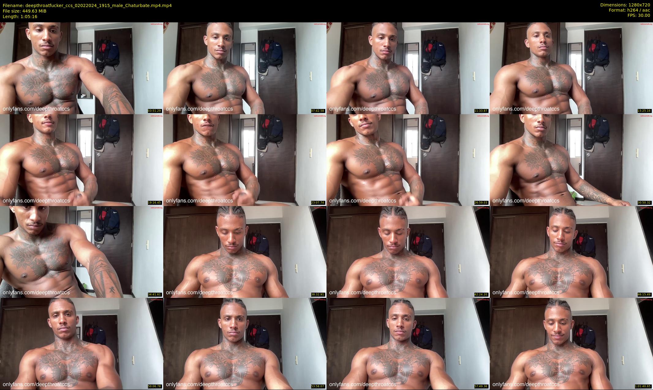 deepthroatfucker_ccs — 66 minute Chaturbate male cam show recording, 720p, Feb 2, 2024